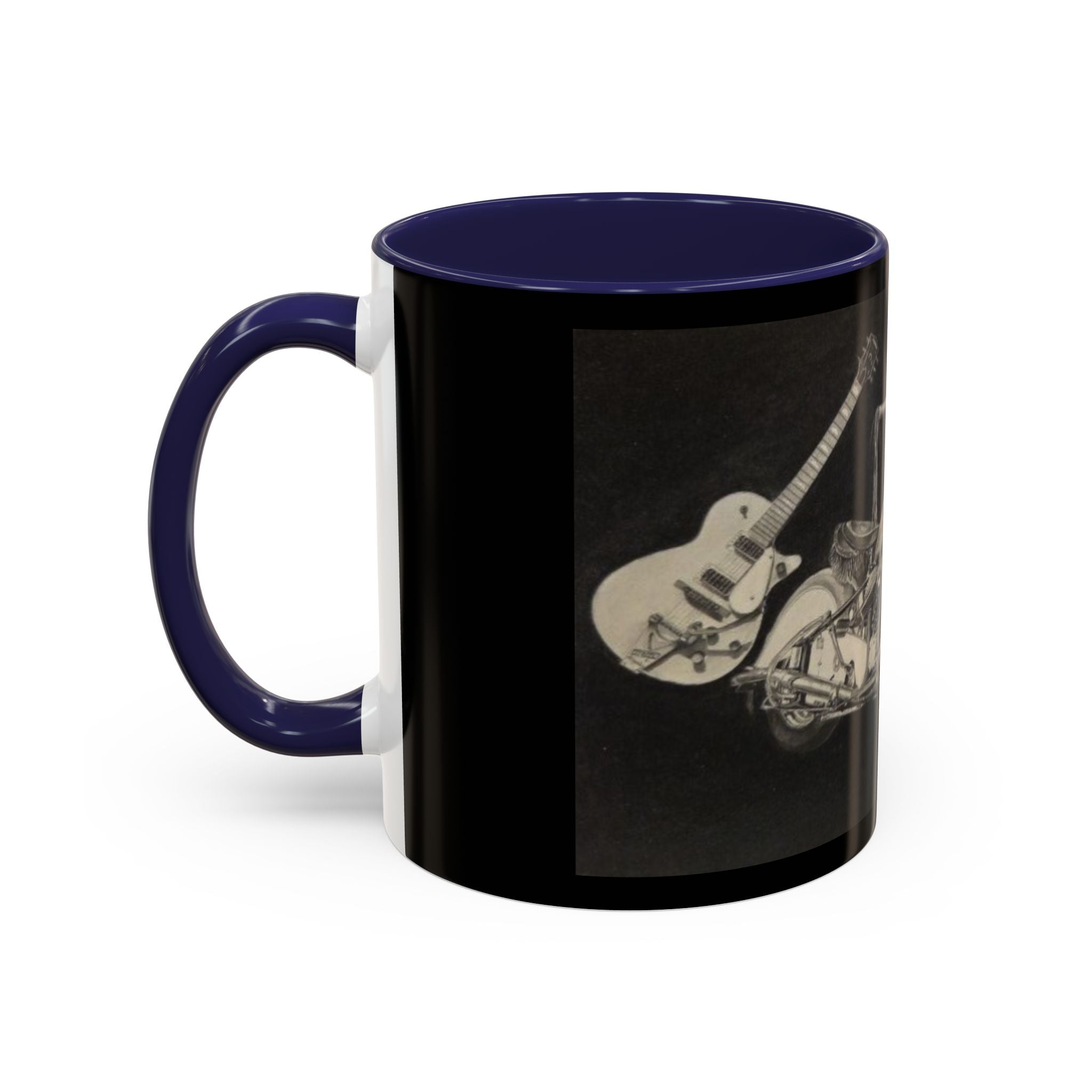 15 Vintage Motorcycle & Guitar Coffee Mug