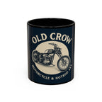 4 Old Crow Motorcycle Art Coffee Mug