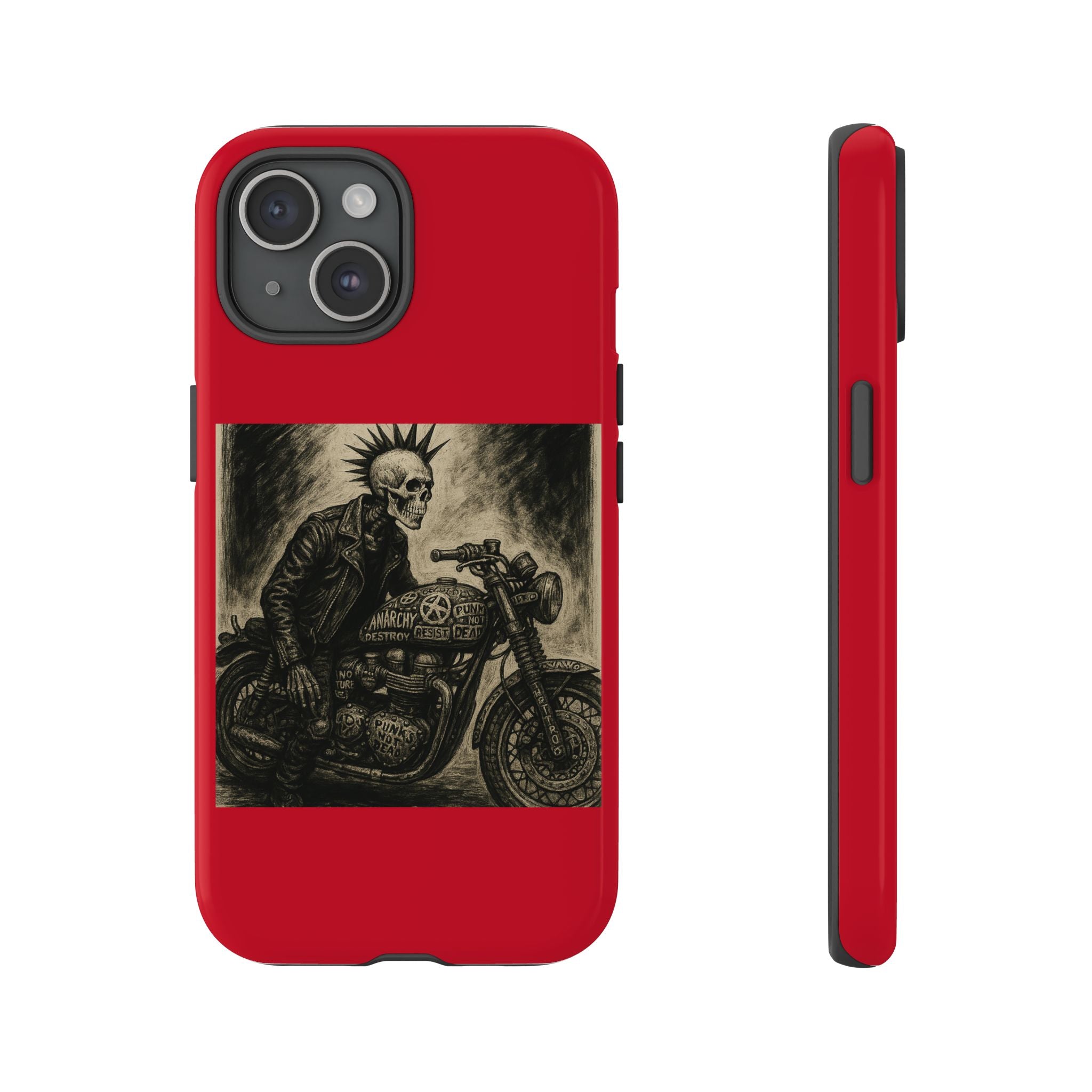 Gothic Punk Biker Skeleton Cases