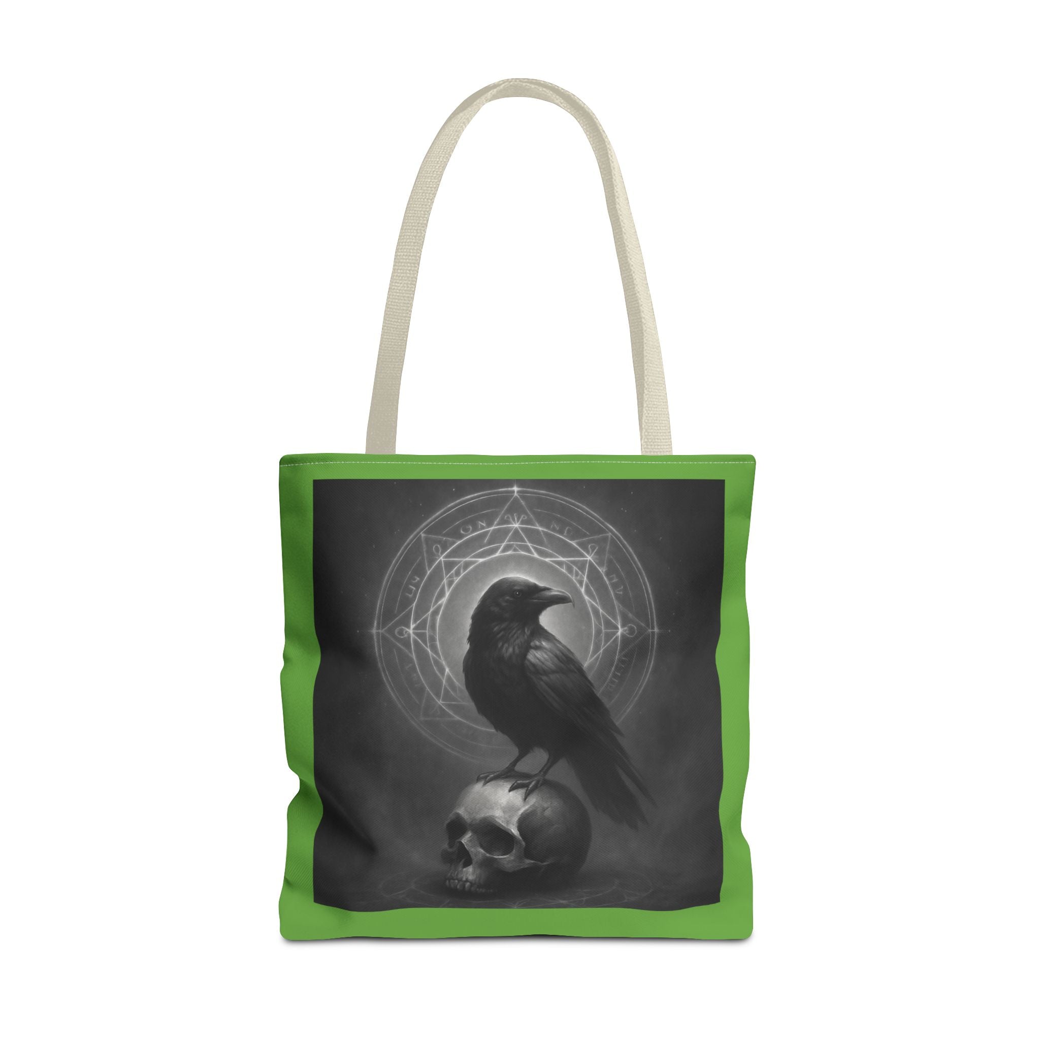 Black Raven & Skull Magic  Tote Bag