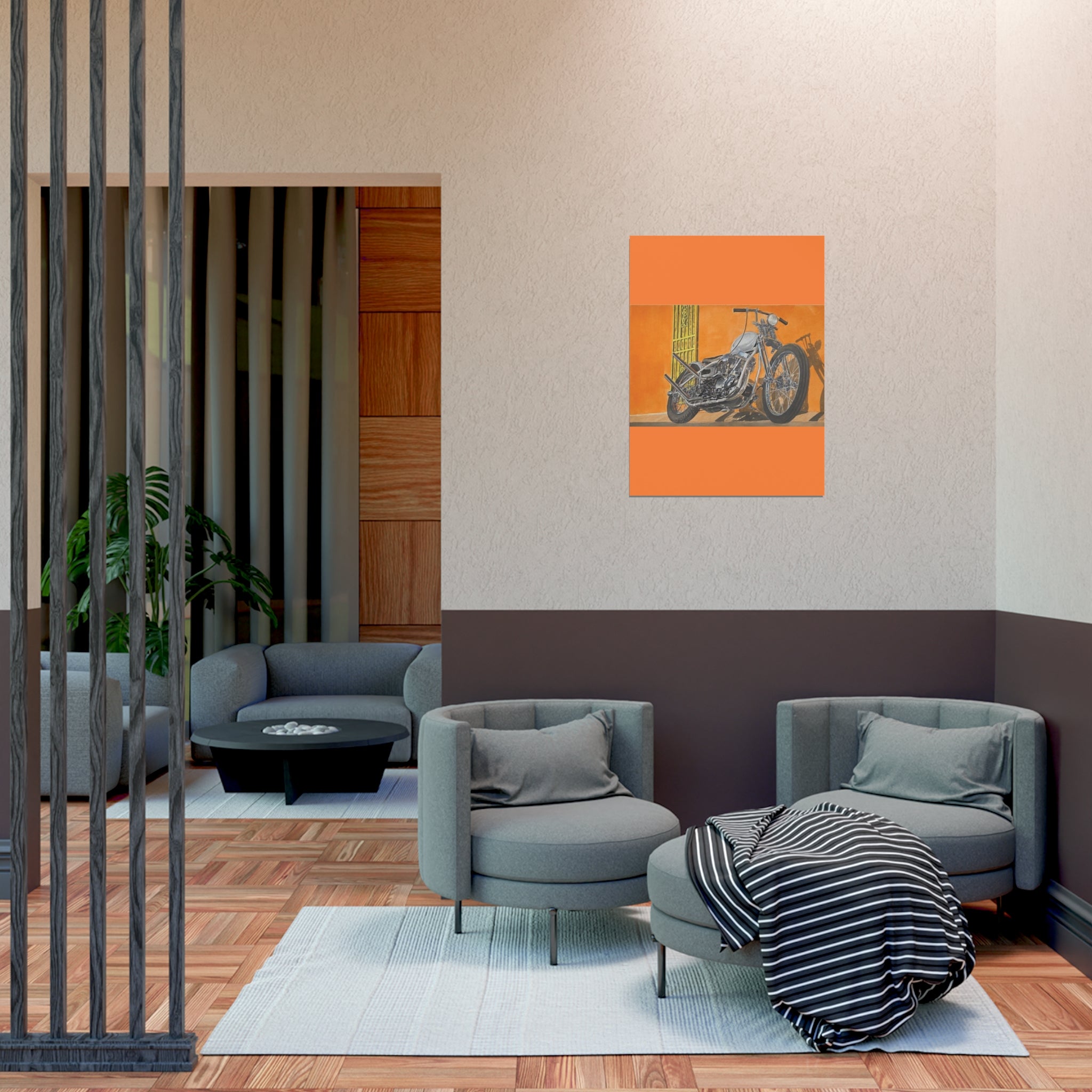 Steel Shadows  Art Print