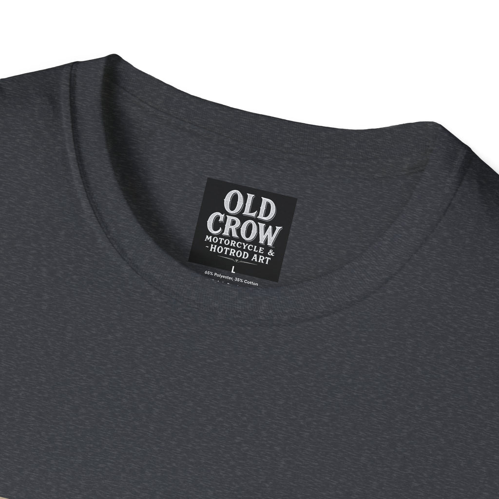 Retro Chopper Motorcycle Poster T-Shirt