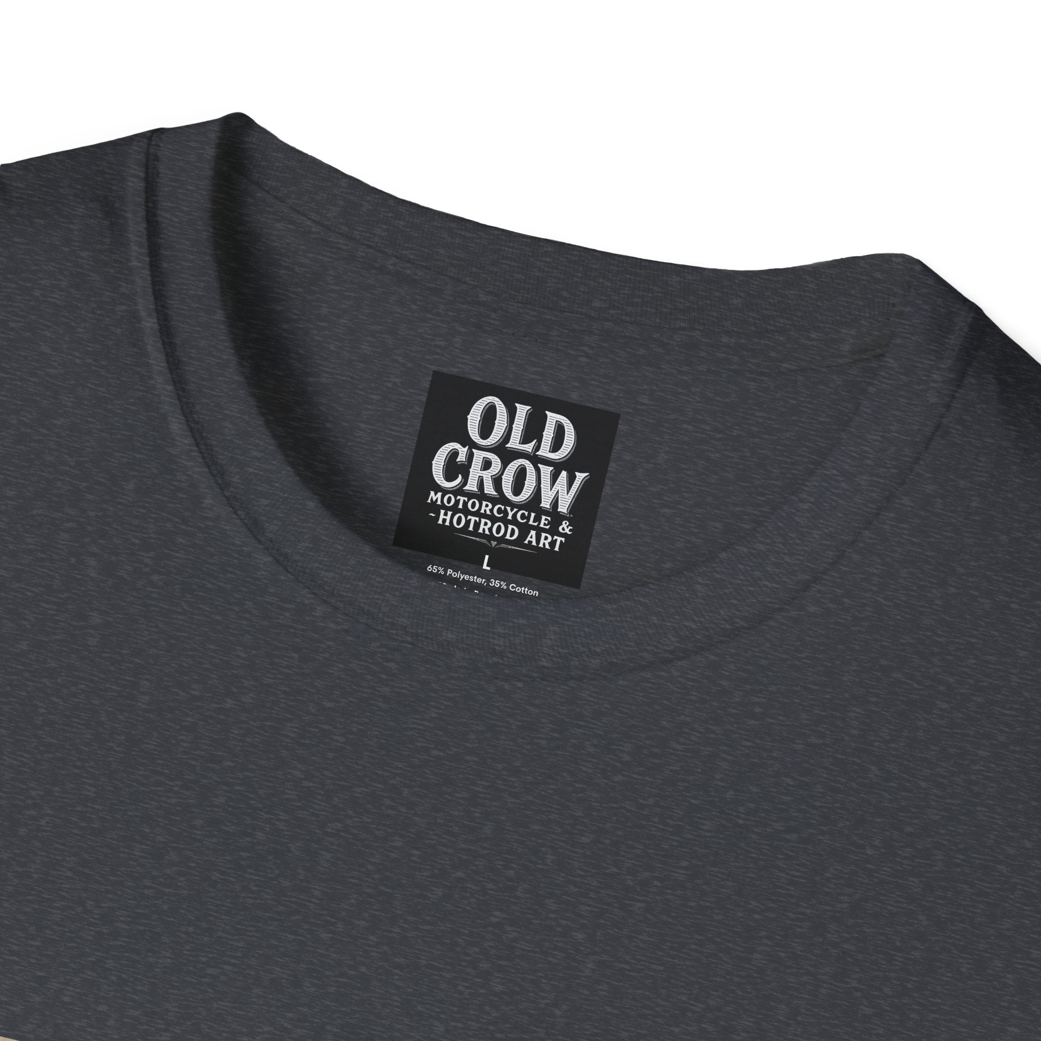 Retro Chopper Motorcycle Poster T-Shirt