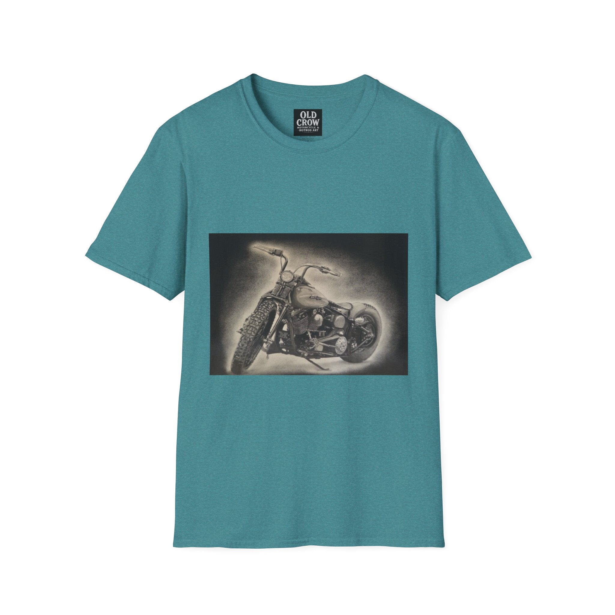 Custom Bobber Bike Canvas T-Shirt