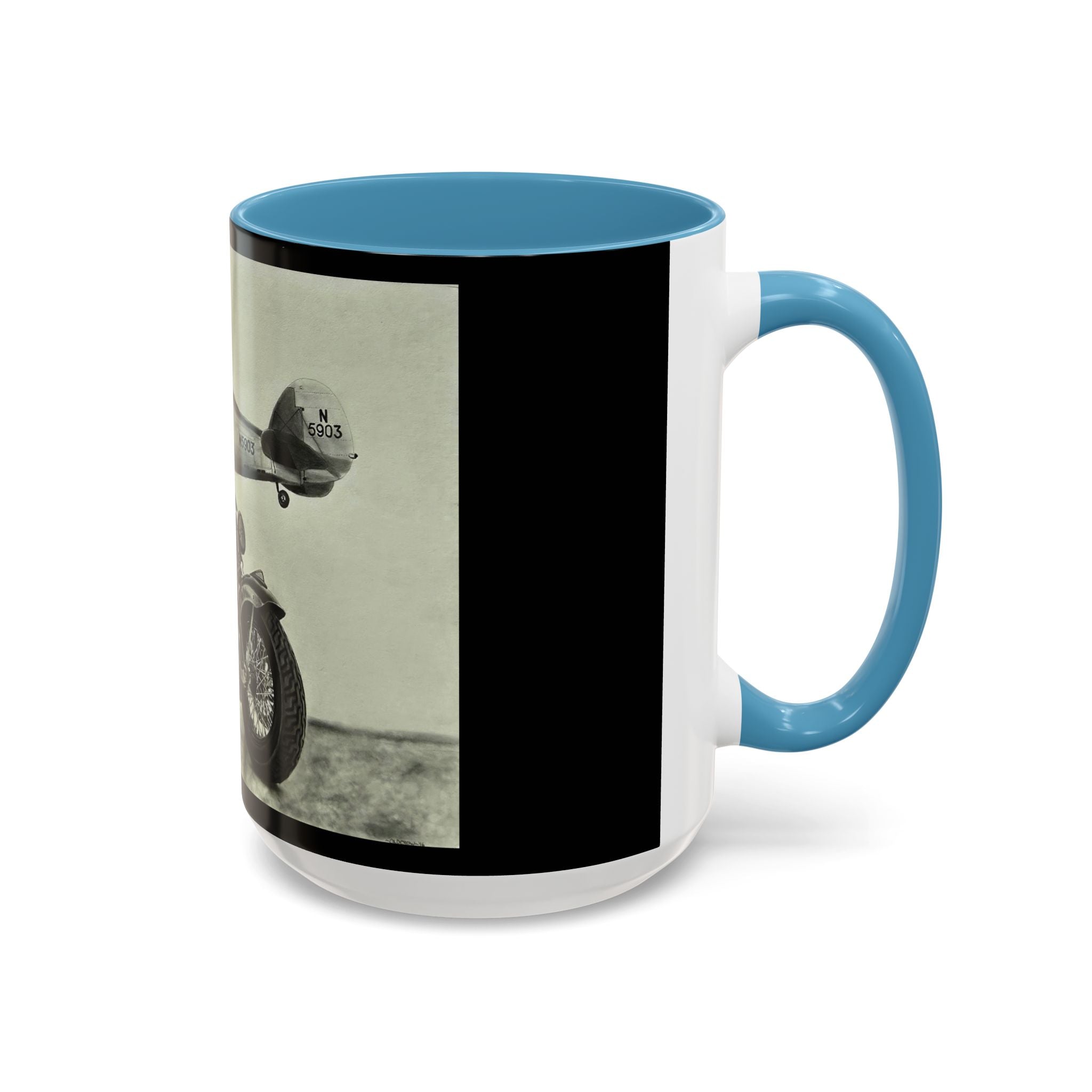 17 Retro Motorcycle & Airplane Coffee Mug
