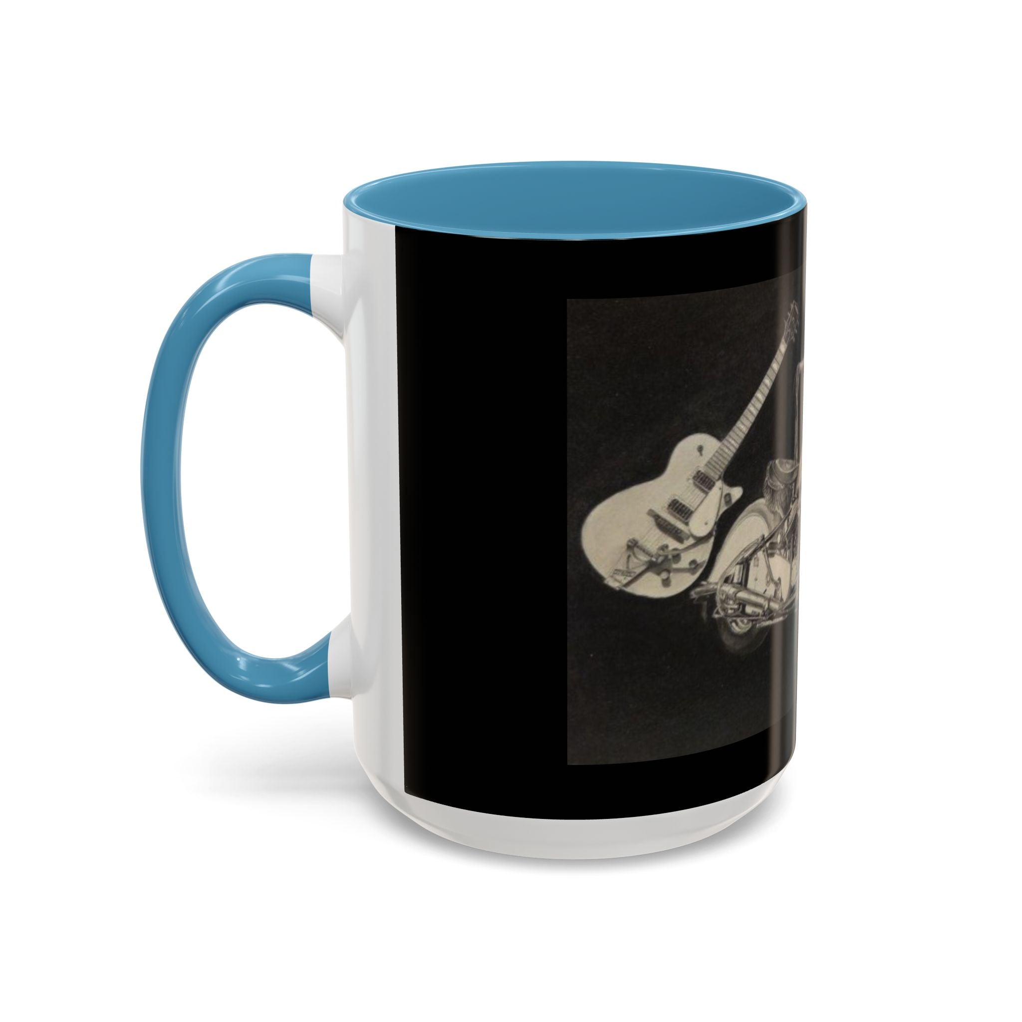 15 Vintage Motorcycle & Guitar Coffee Mug