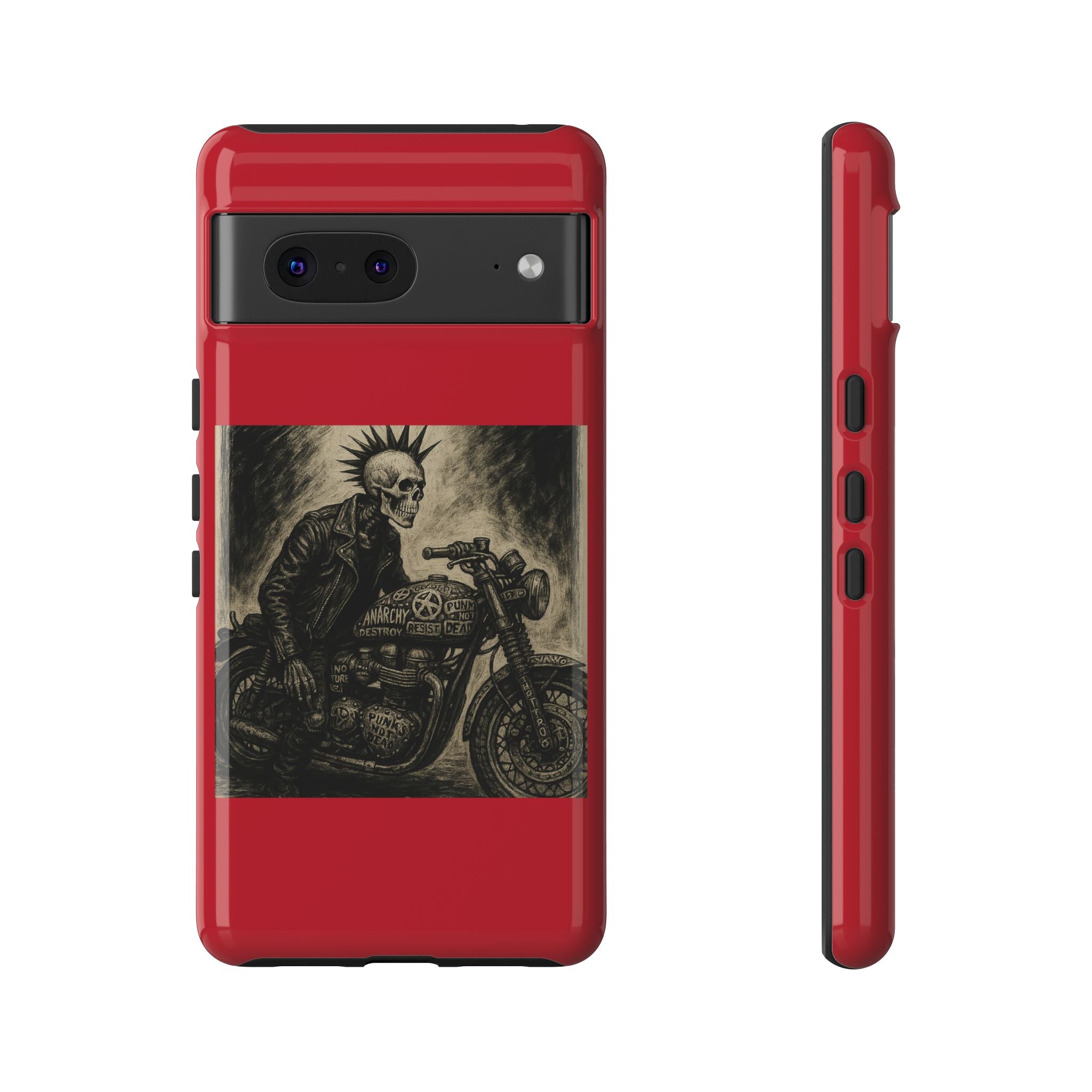 Gothic Punk Biker Skeleton Cases