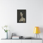 Gothic Art Canvas Print, Demon Aesthetic Home Decor, Dark Fantasy Wall Art, Witchy Room Decoration, Unique Gift for Halloween, Edgy Art