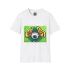 Flying Eyeball Art Print Softstyle T-Shirt