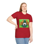 Flying Eyeball Art Print Softstyle T-Shirt