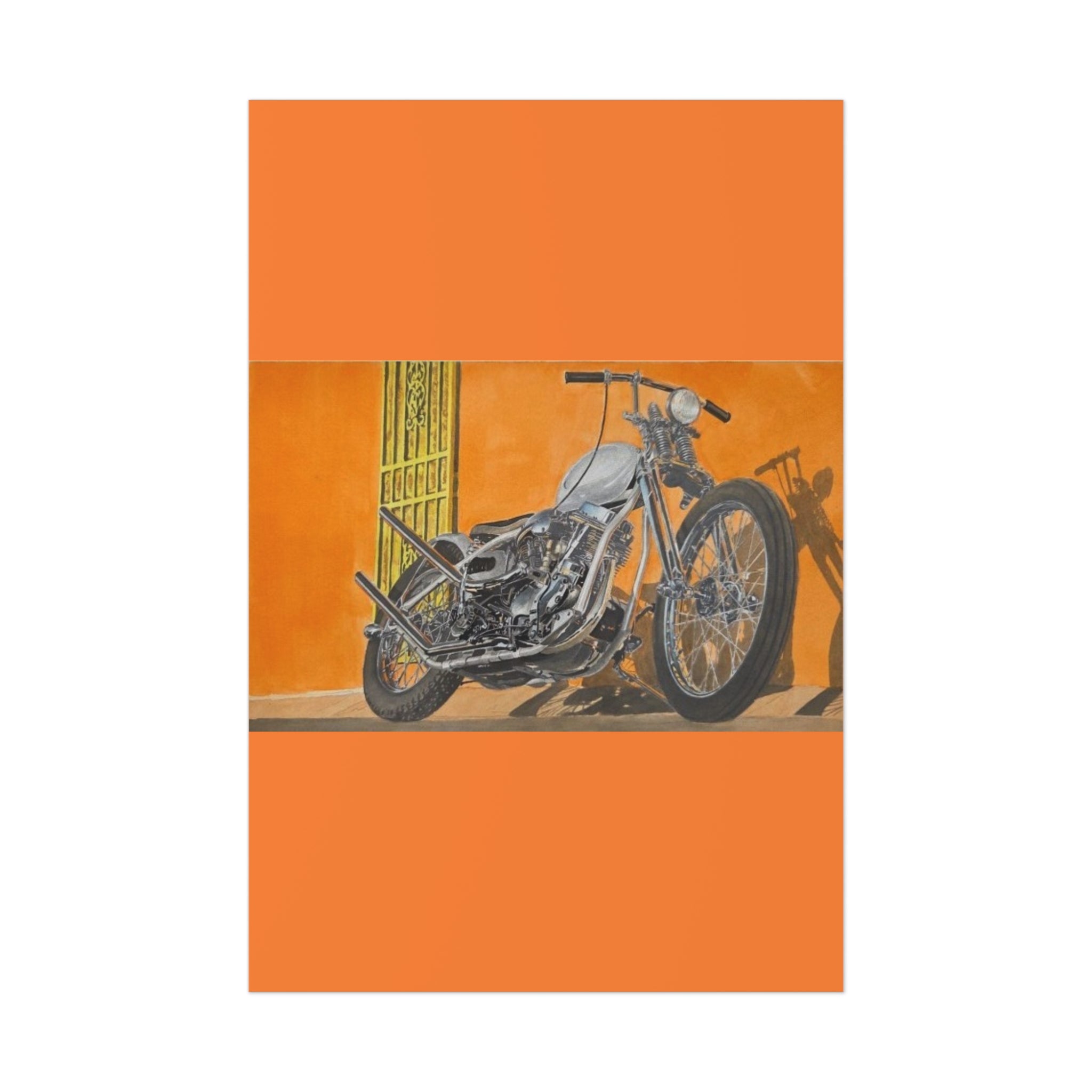 Steel Shadows  Art Print