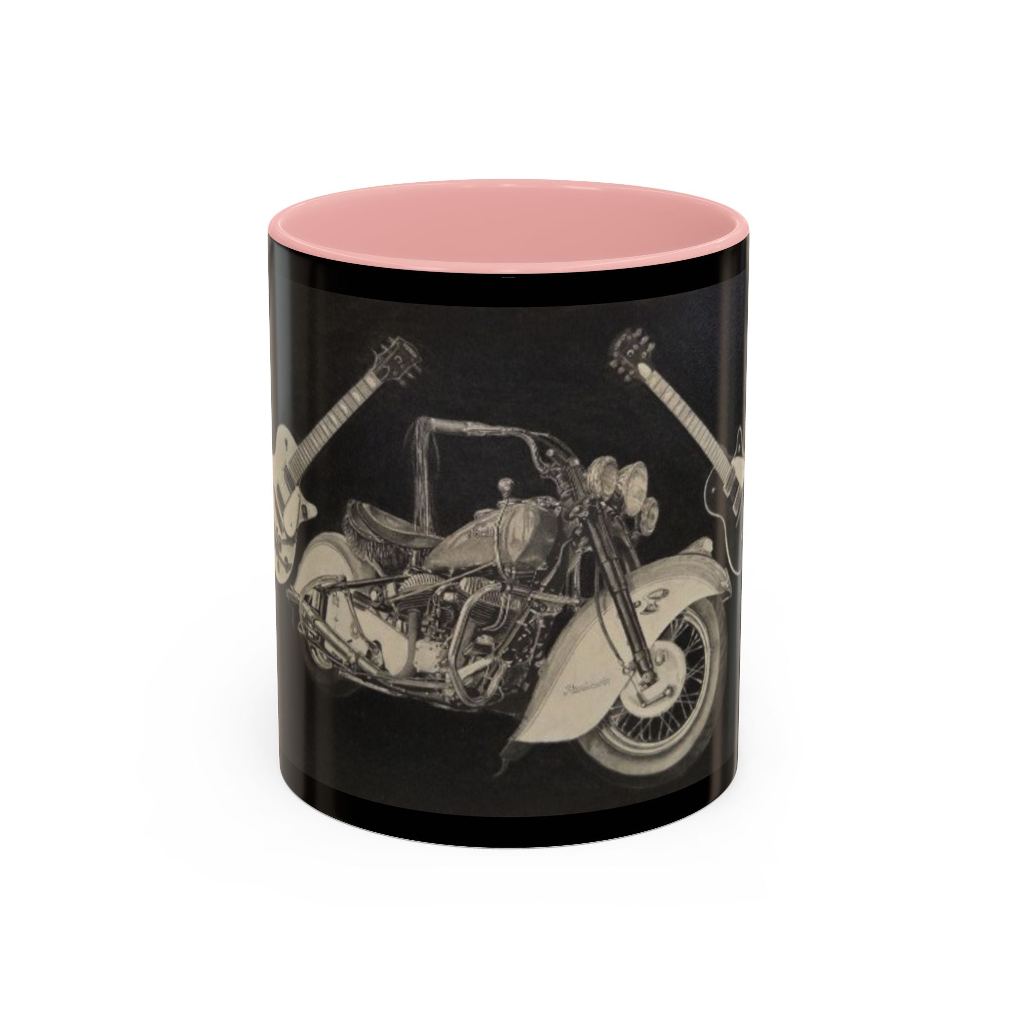 15 Vintage Motorcycle & Guitar Coffee Mug