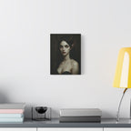 Gothic Art Canvas Print, Demon Aesthetic Home Decor, Dark Fantasy Wall Art, Witchy Room Decoration, Unique Gift for Halloween, Edgy Art