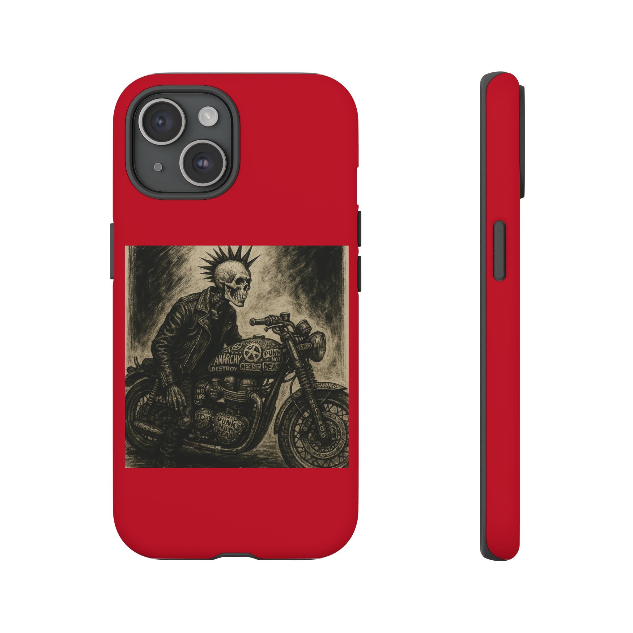 Gothic Punk Biker Skeleton Cases