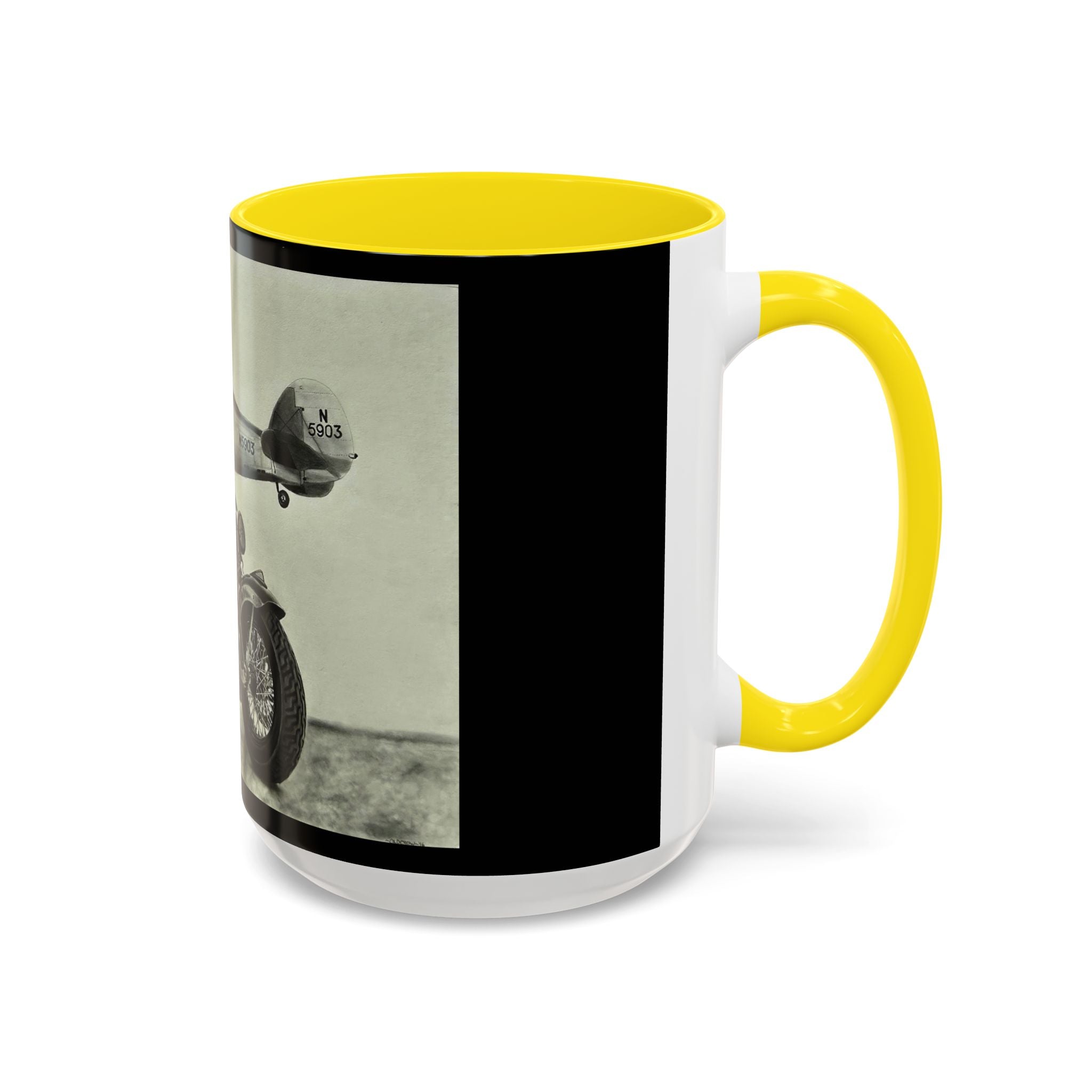 17 Retro Motorcycle & Airplane Coffee Mug