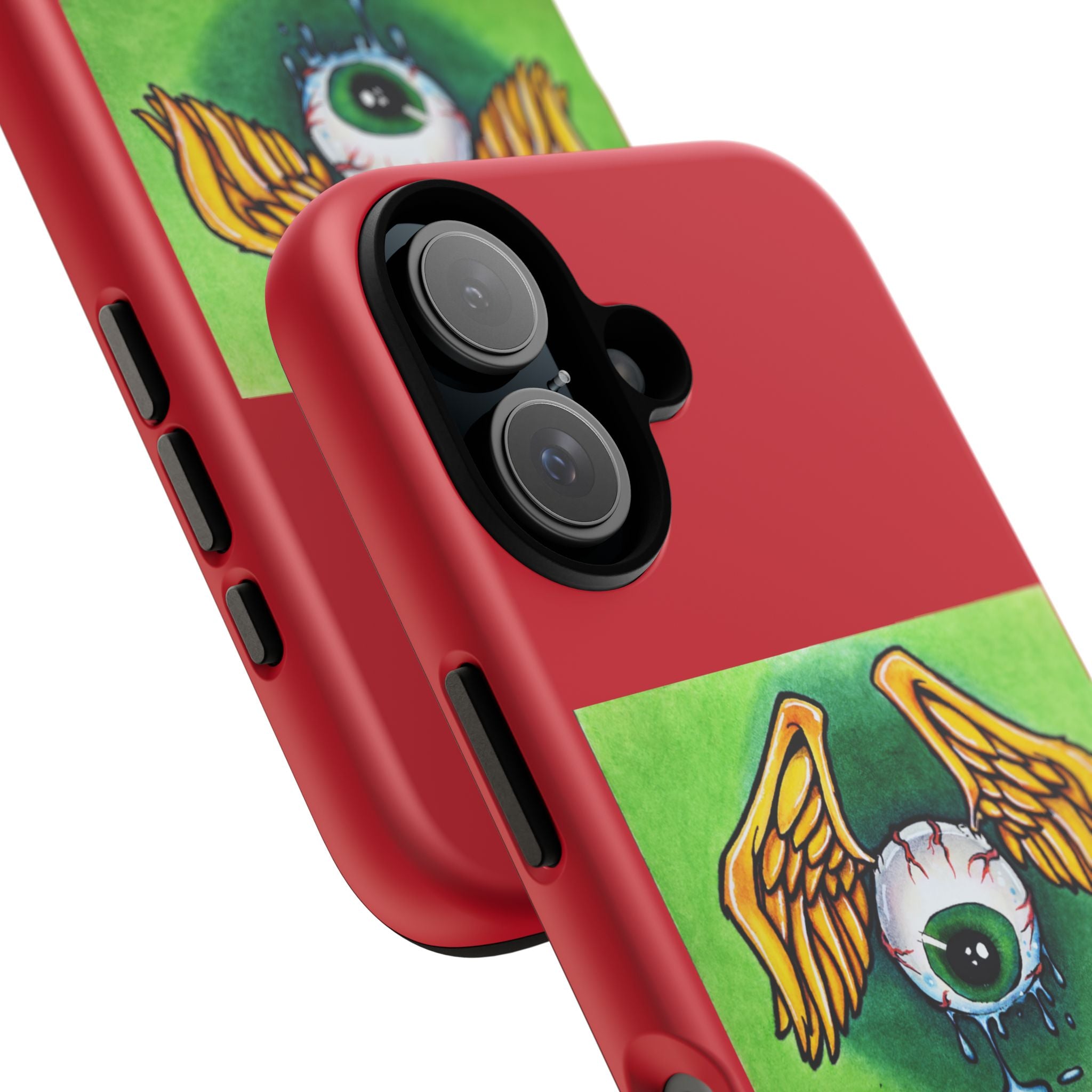 Flying Eyeball Drip Art Cases