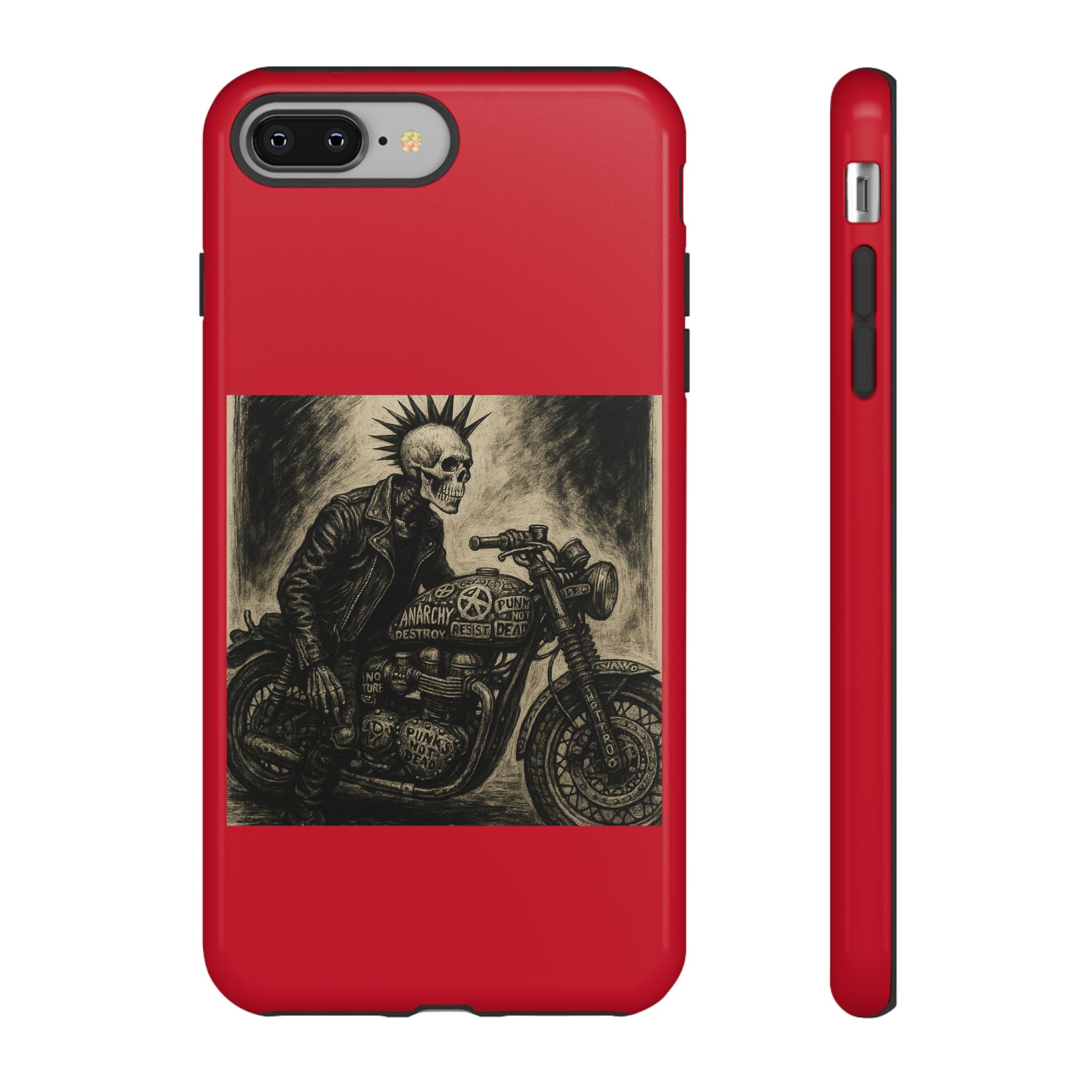 Gothic Punk Biker Skeleton Cases