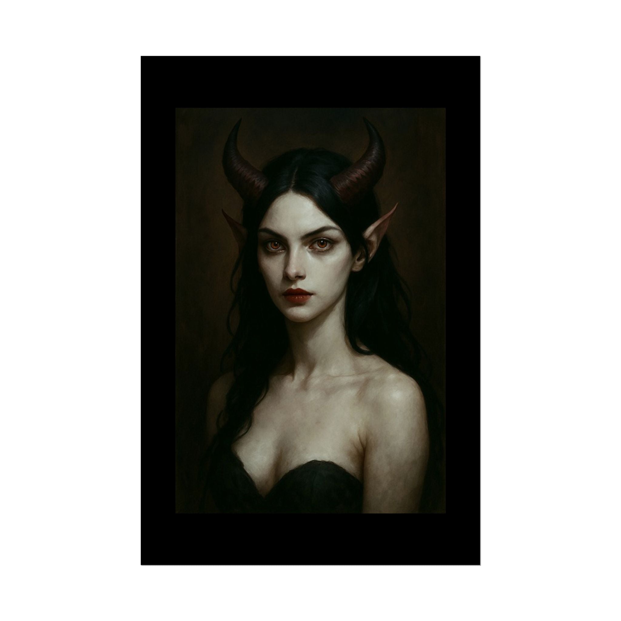 Gothic Art Rolled Posters, Dark Fantasy Wall Decor