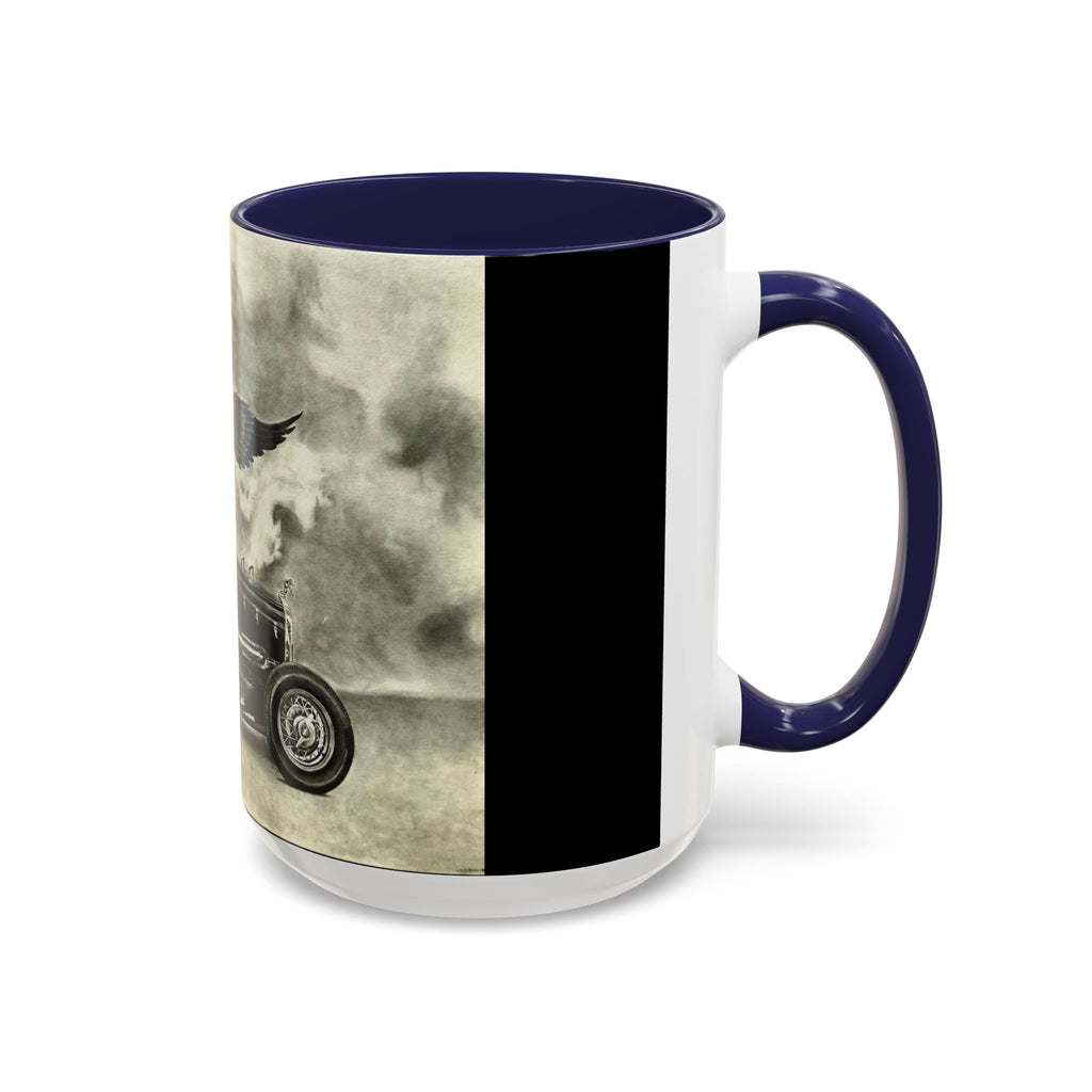 8 Vintage Racing Accent Coffee Mug