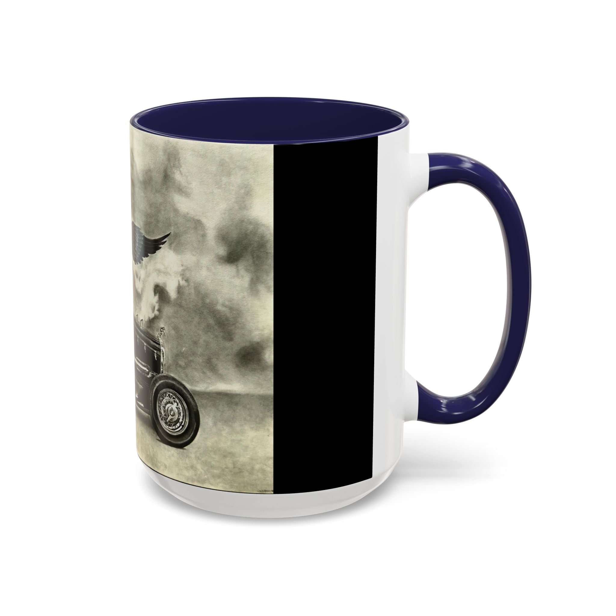 8 Vintage Racing Accent Coffee Mug