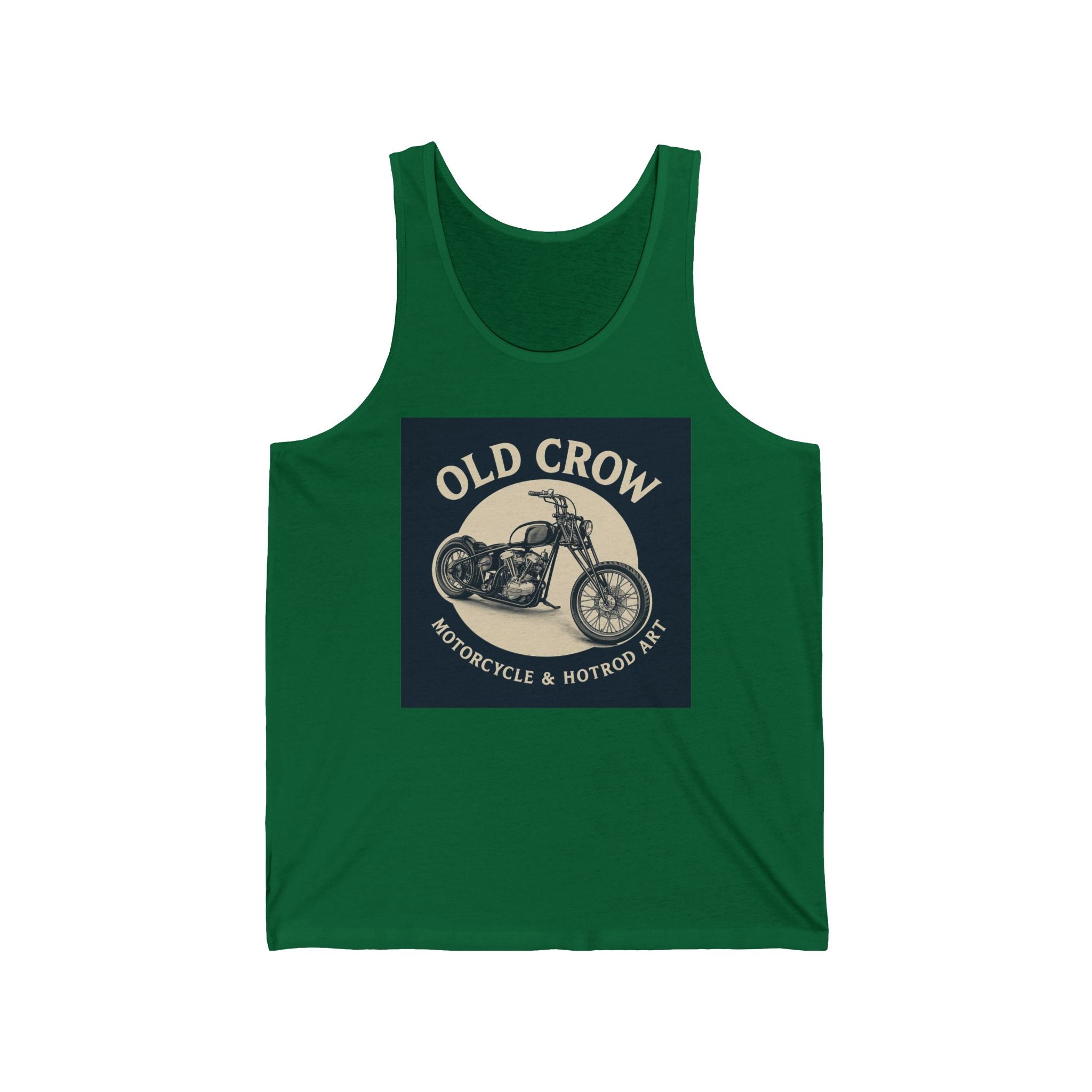 Old Crow Chopper Art Jersey Tank