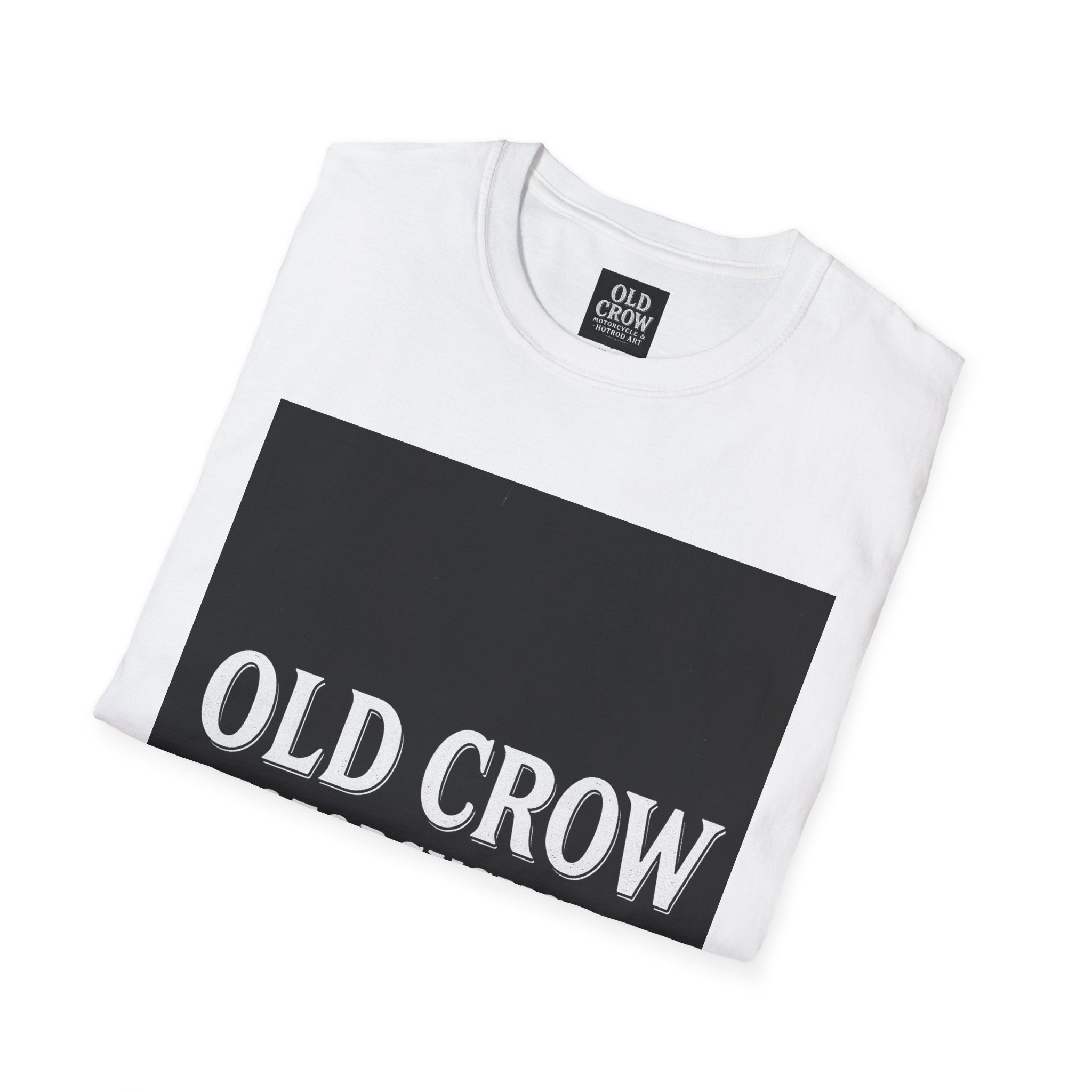 Old Crow Motorcycle & Hotrod Art  T-Shirt