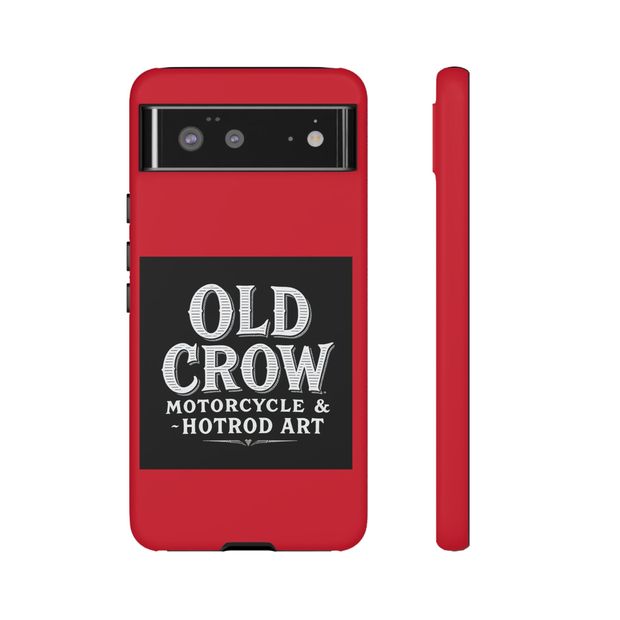 Classic Old Crow Garage Typography Cases