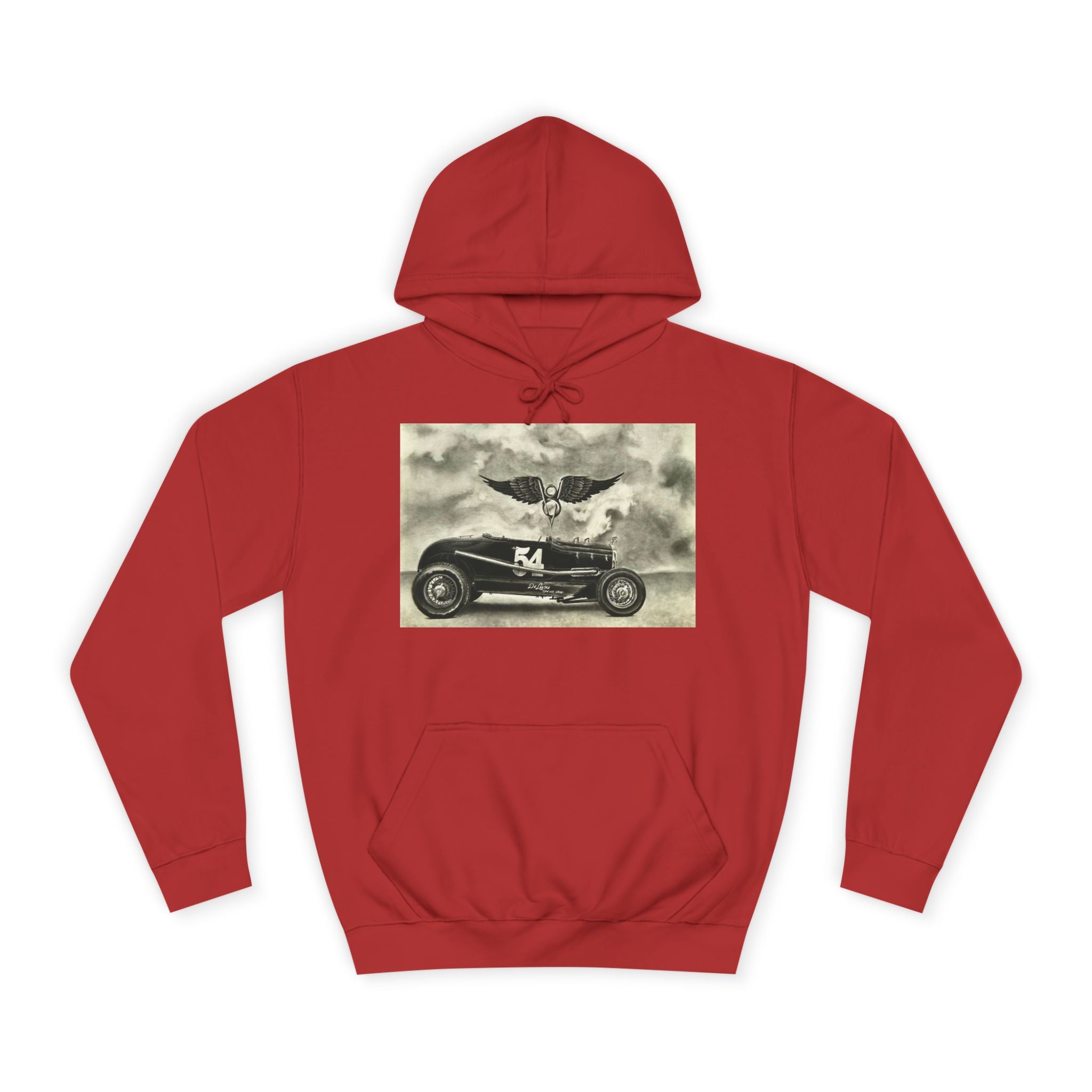 No. 54 Winged Hotrod Hoodie