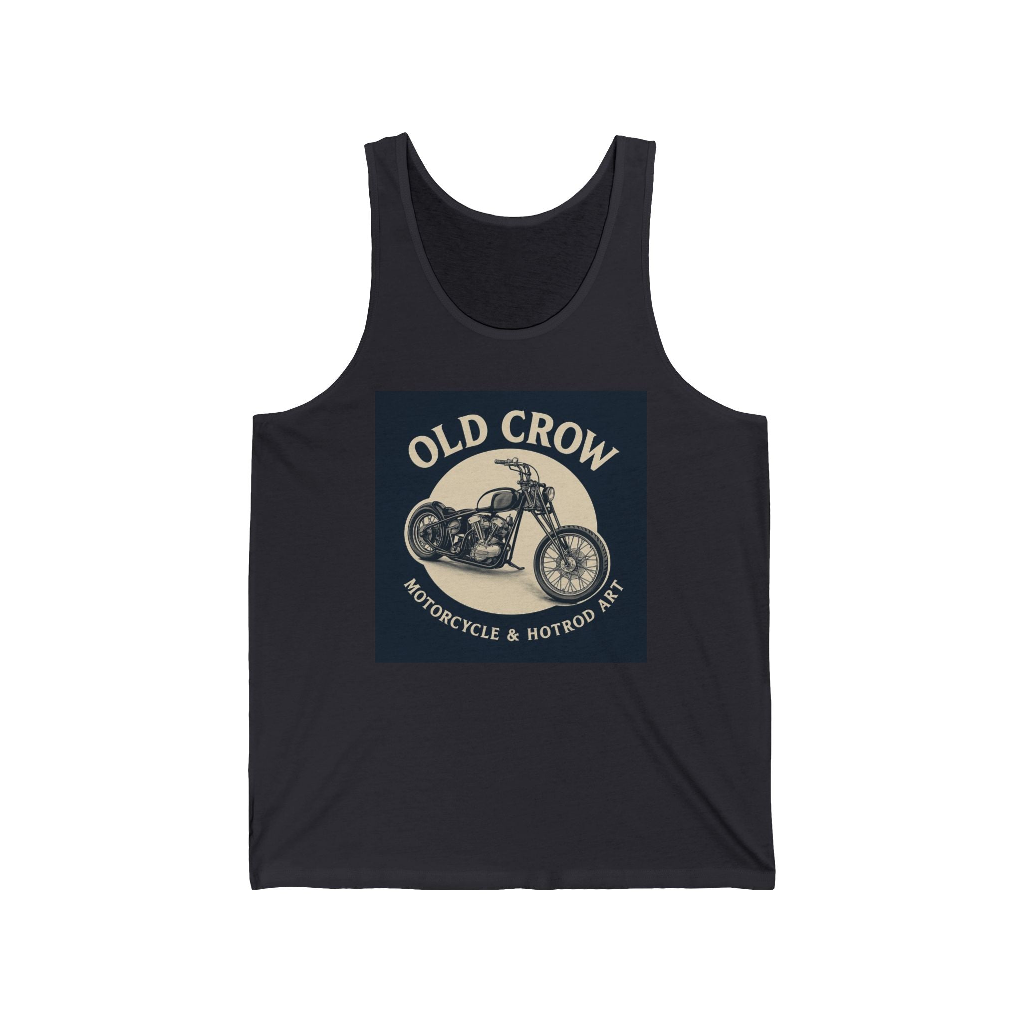 Old Crow Chopper Art Jersey Tank