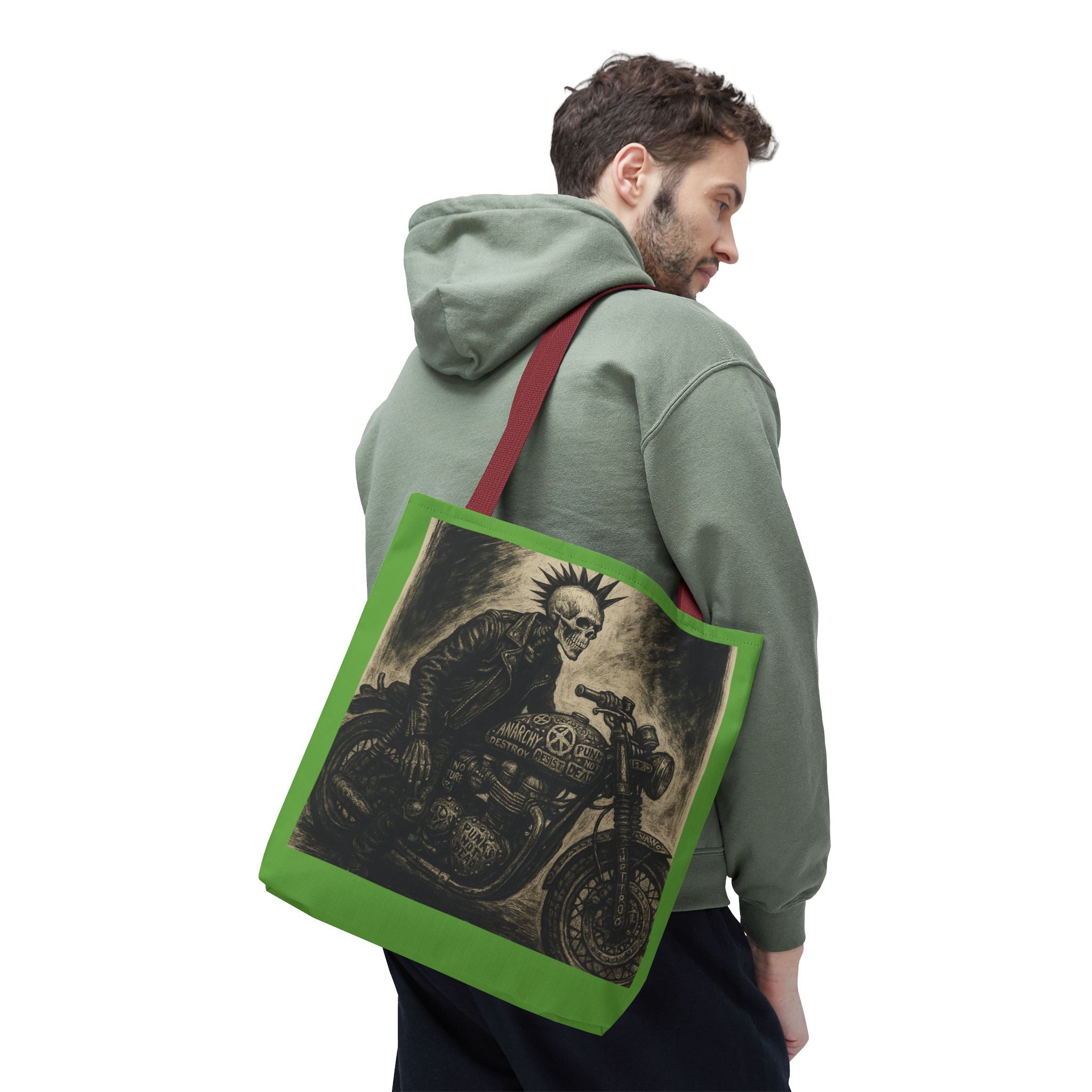 Heavy Metal Punk Rider Tote Bag