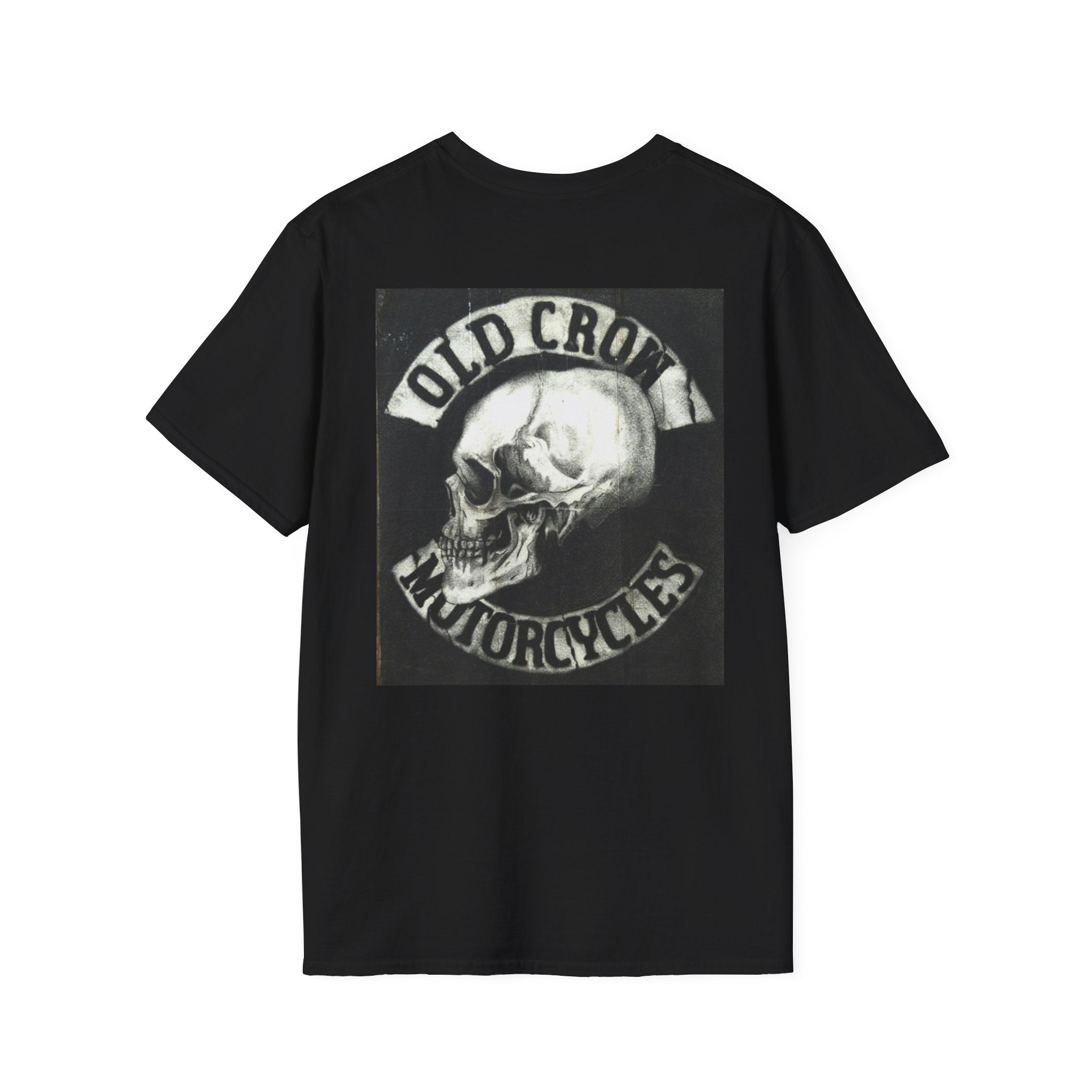 Biker  Emblem T-Shirt, Old Crow Motorcycles