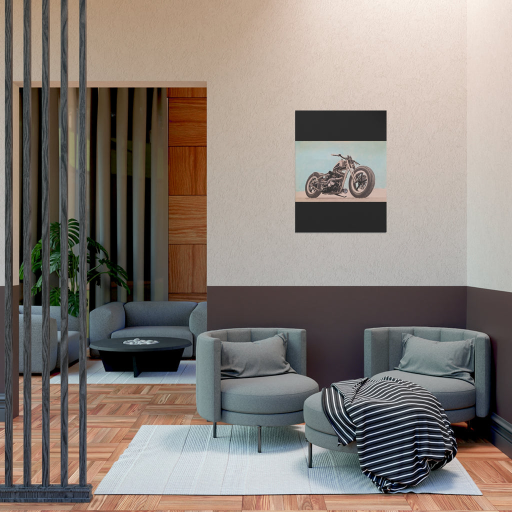 Chopper Soul, Open Sky Motorcycle Art Print