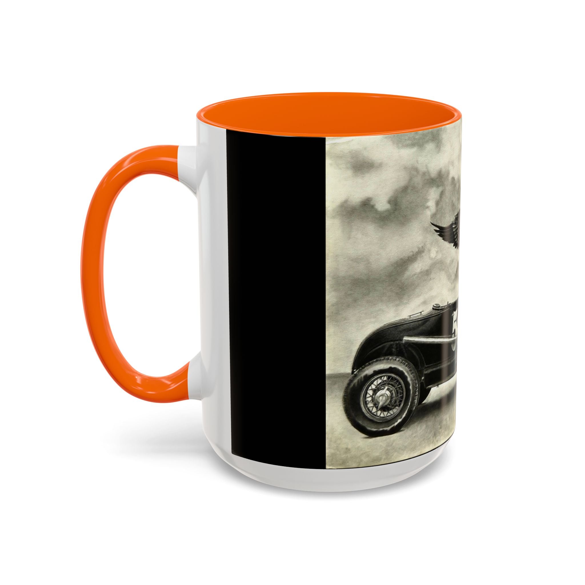 8 Vintage Racing Accent Coffee Mug