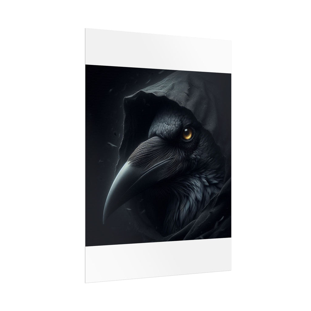 Dark Raven Hooded Rolled Poster