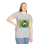Flying Eyeball Art Print Softstyle T-Shirt