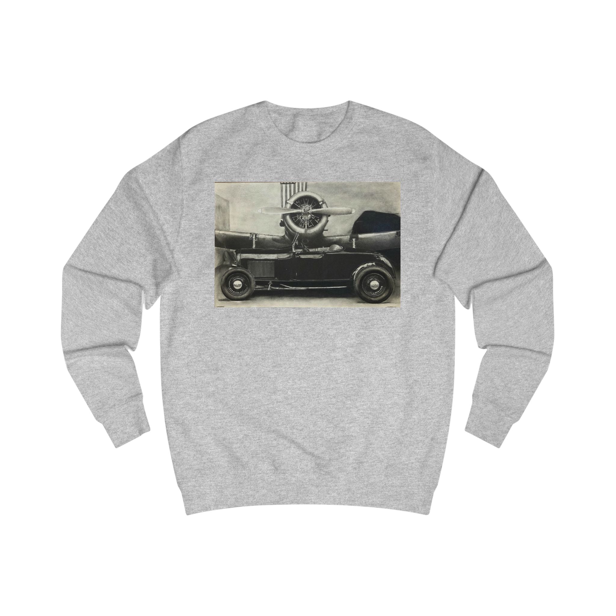 Vintage Hot Rod & Classic Aircraft Sweatshirt
