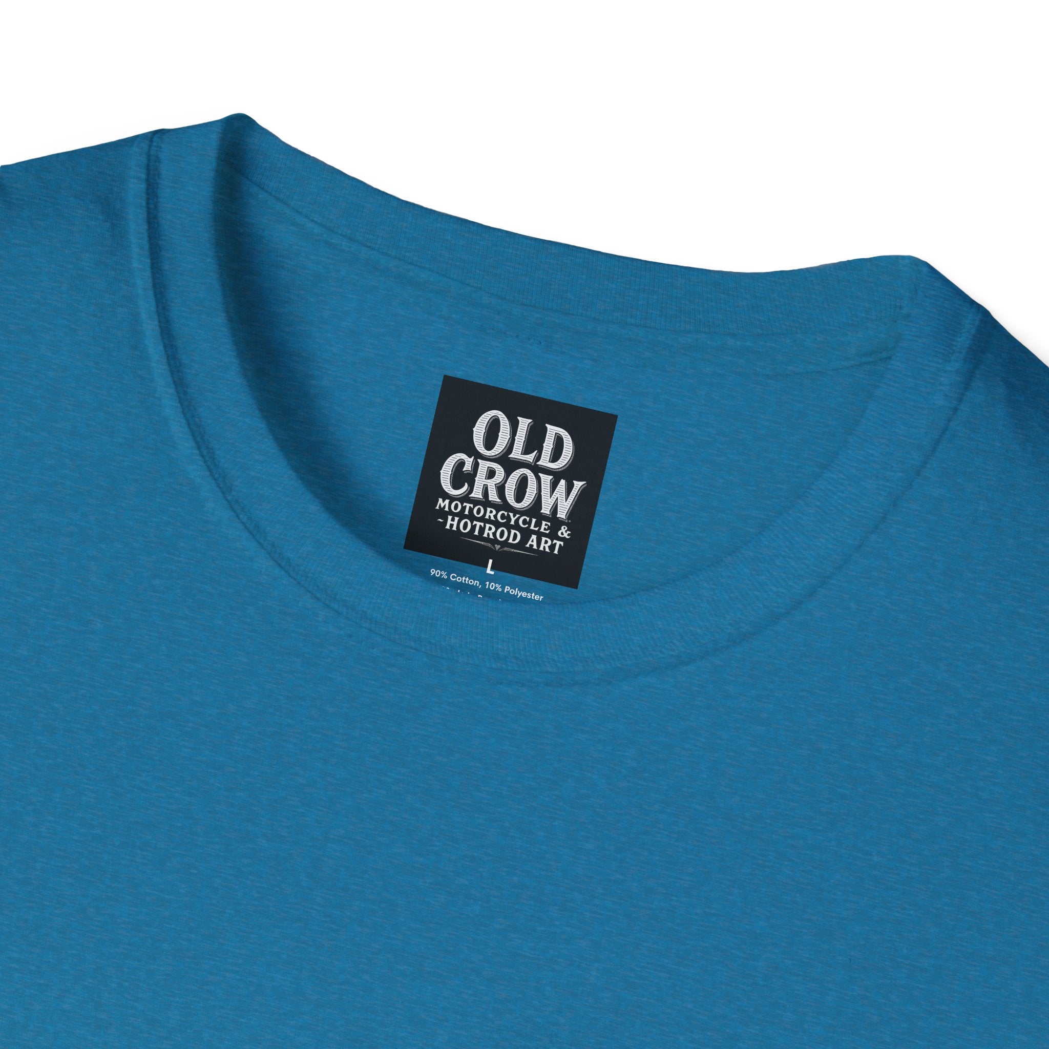 Retro Biker Life Old Crow Shop Sign T-Shirt