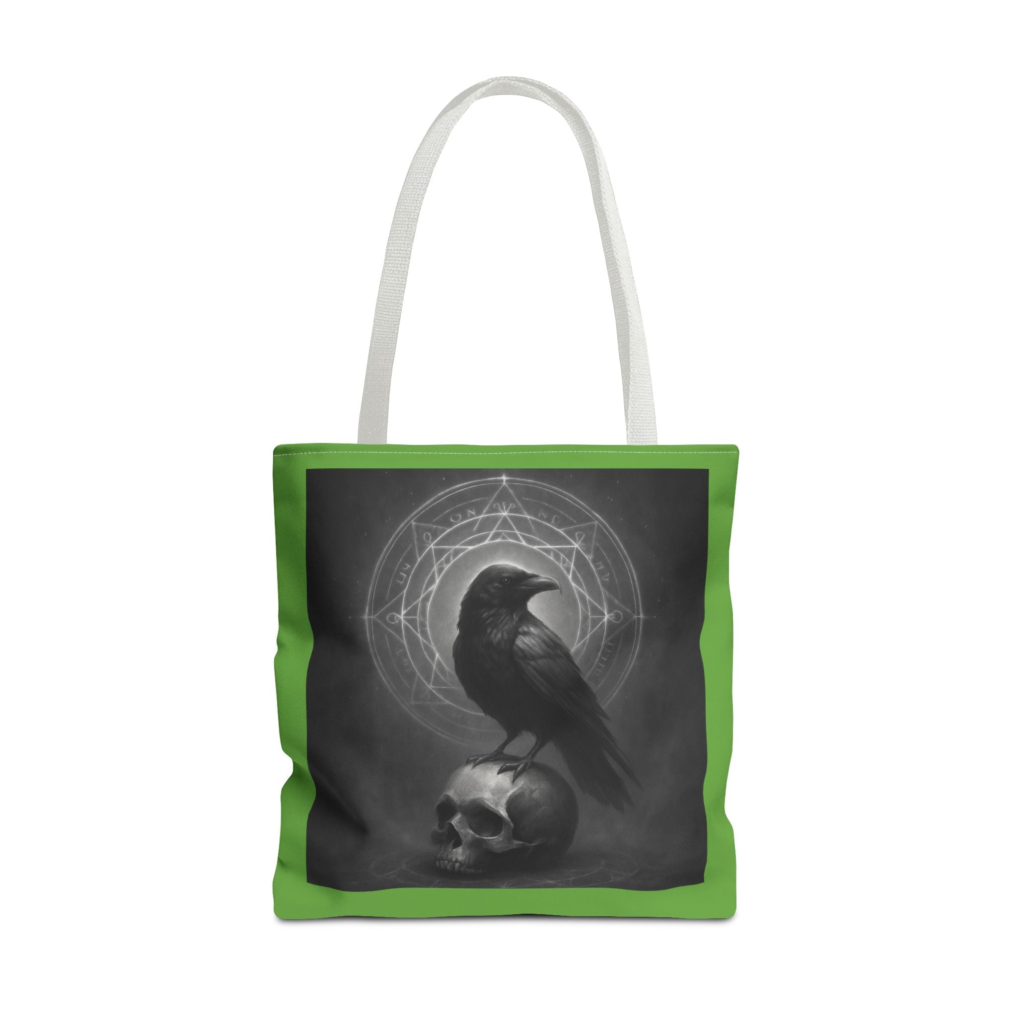 Black Raven & Skull Magic  Tote Bag