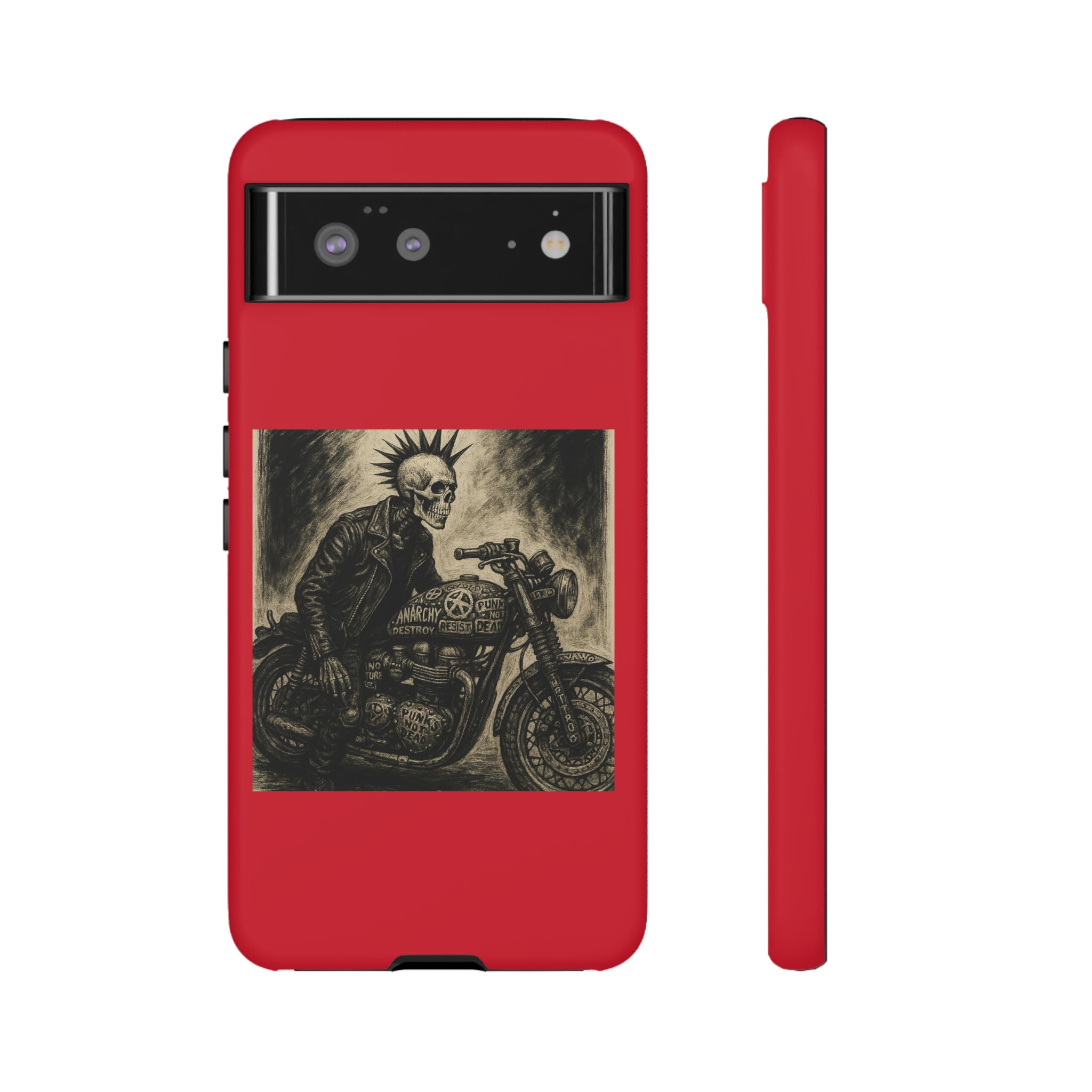 Gothic Punk Biker Skeleton Cases