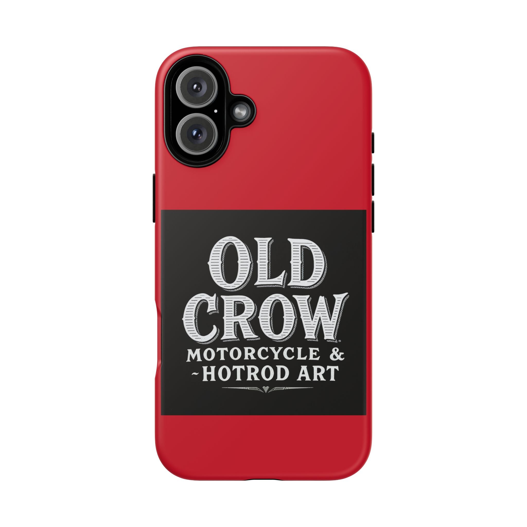 Classic Old Crow Garage Typography Cases