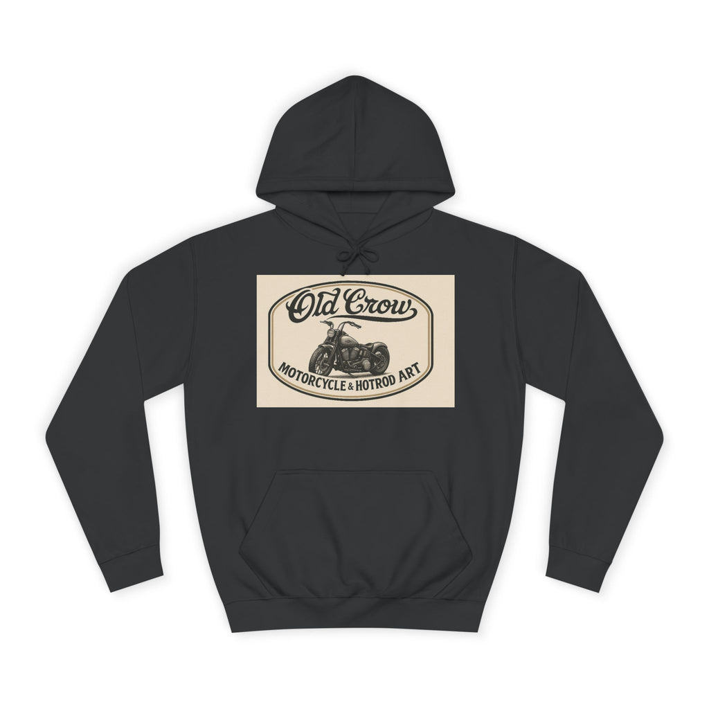 Old Crow Motorcycle & Hotrod College Hoodie