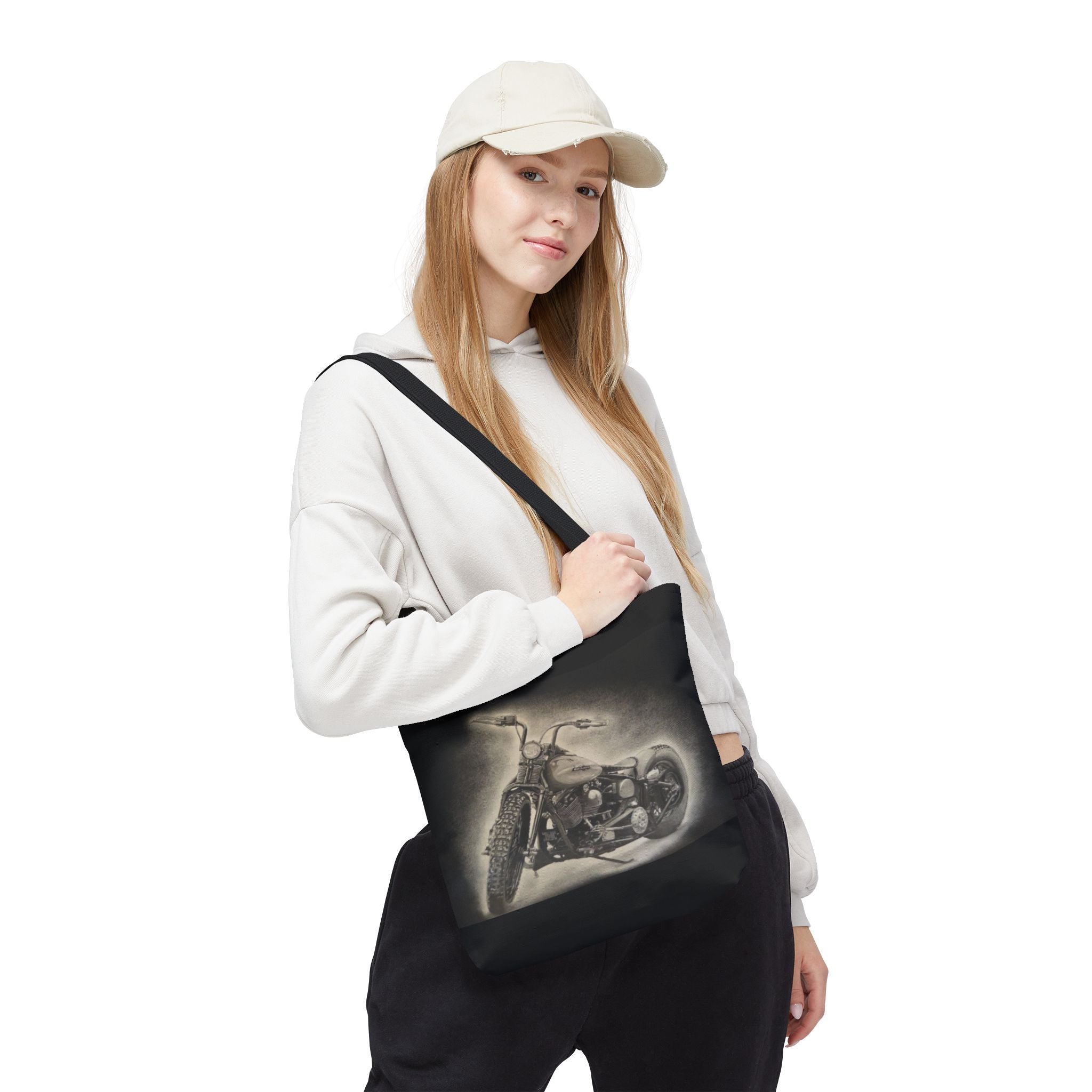 Chrome Shadow Tote Bag