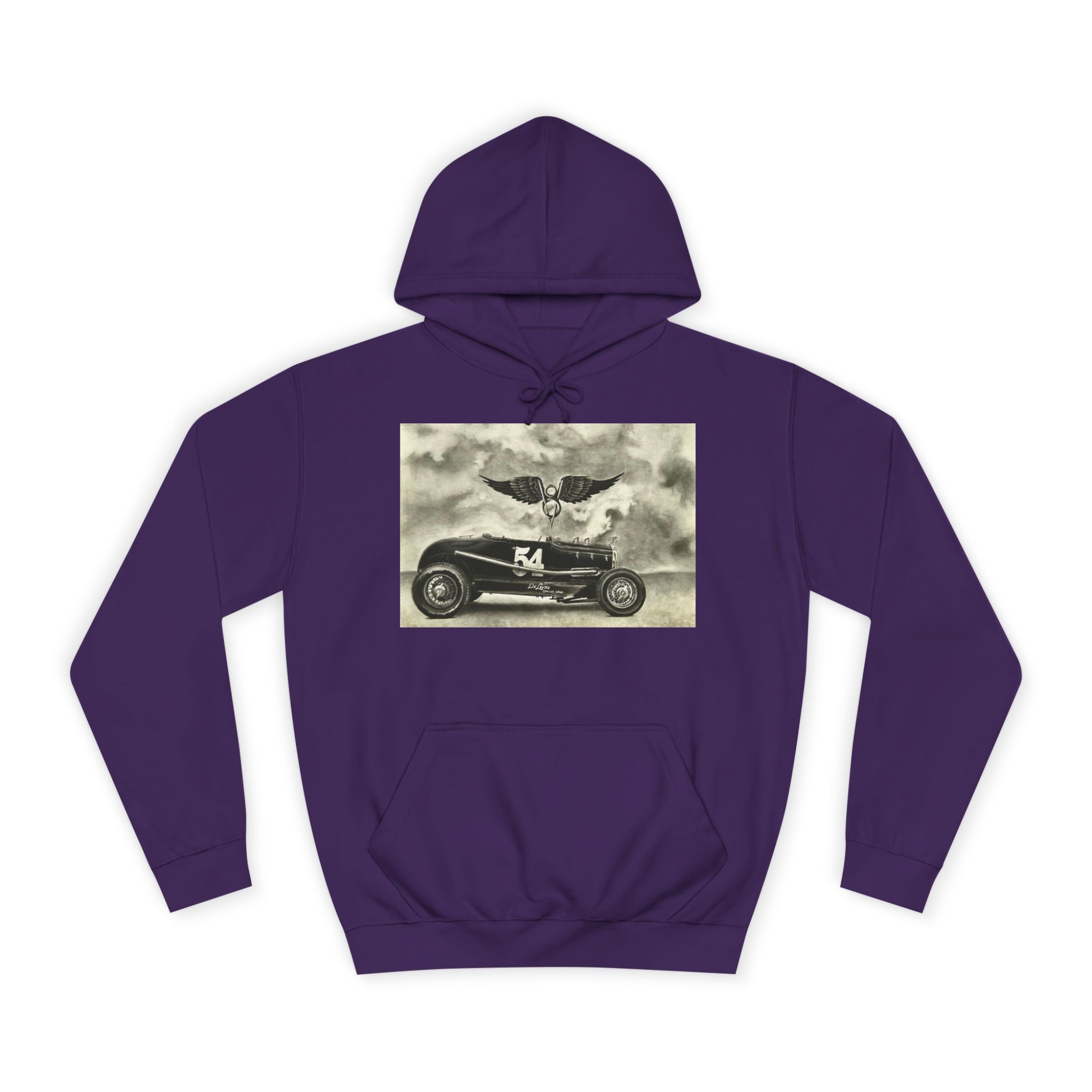 No. 54 Winged Hotrod Hoodie