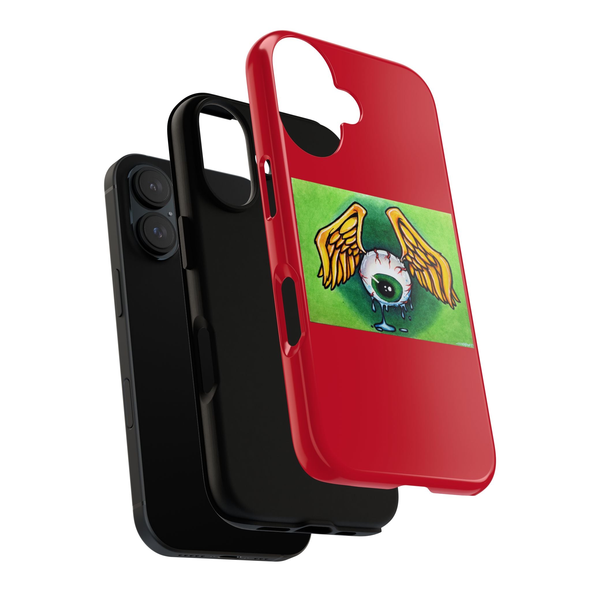 Flying Eyeball Drip Art Cases