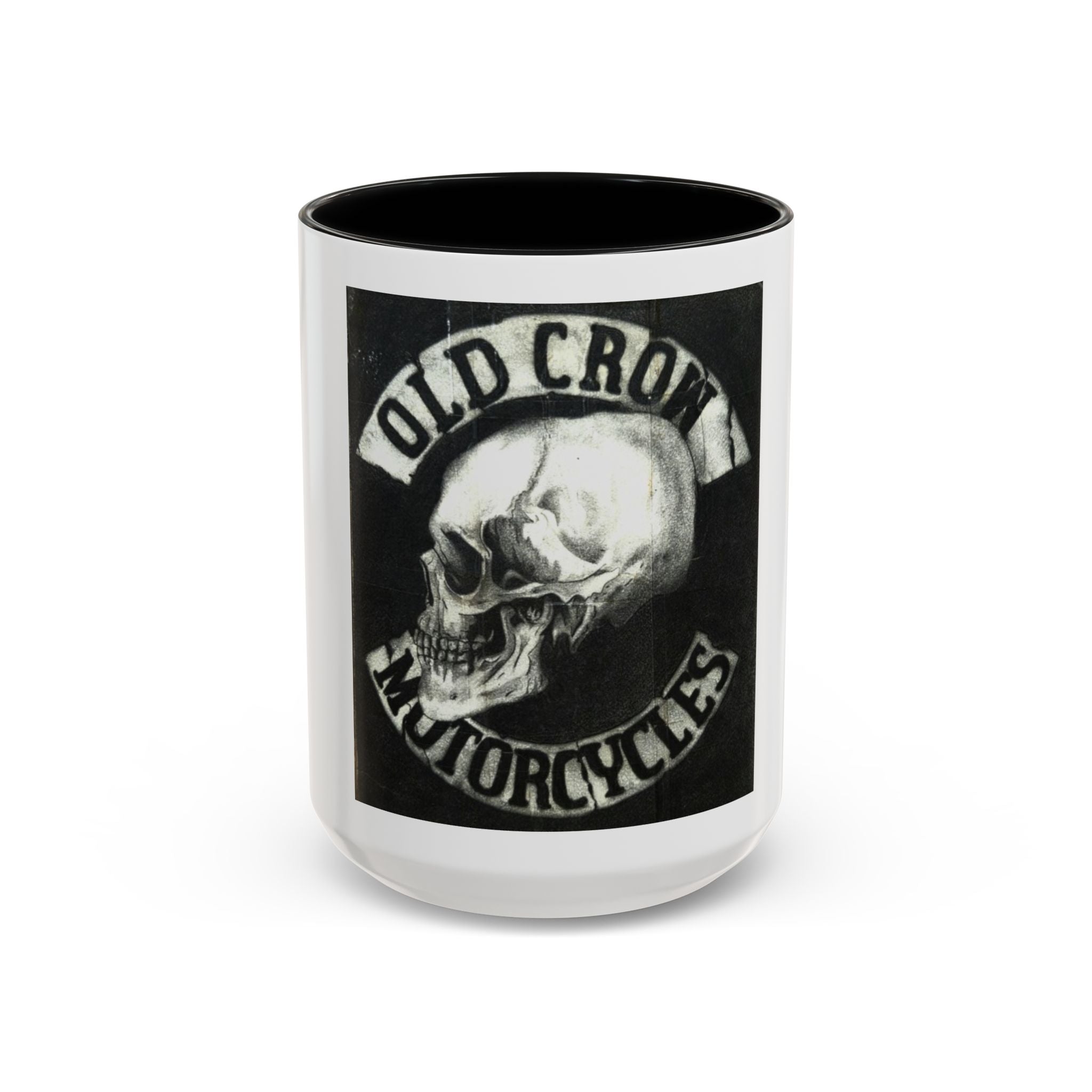 Old Crow Motorcycles Skull Mug