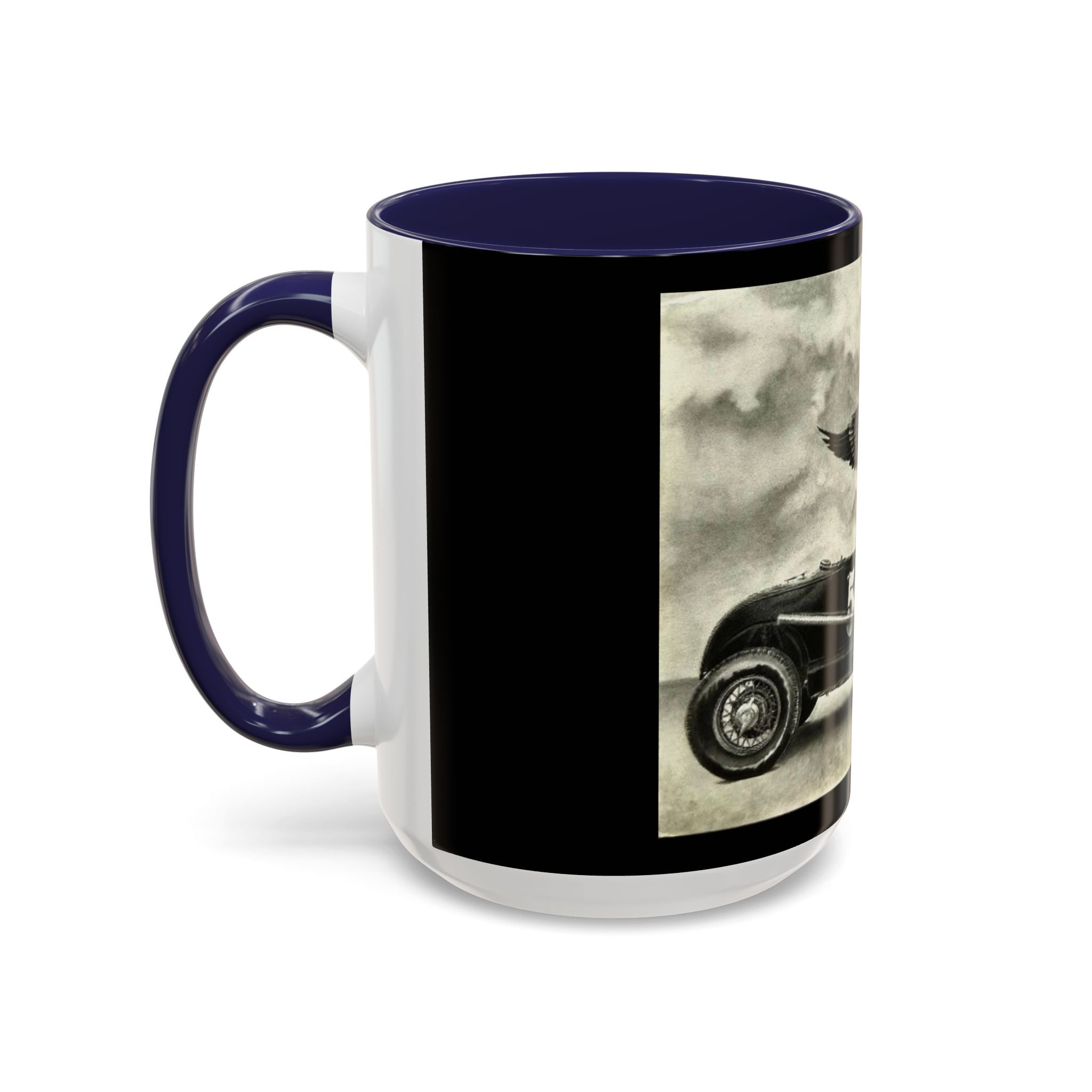 18 Vintage Racing Accent Coffee Mug