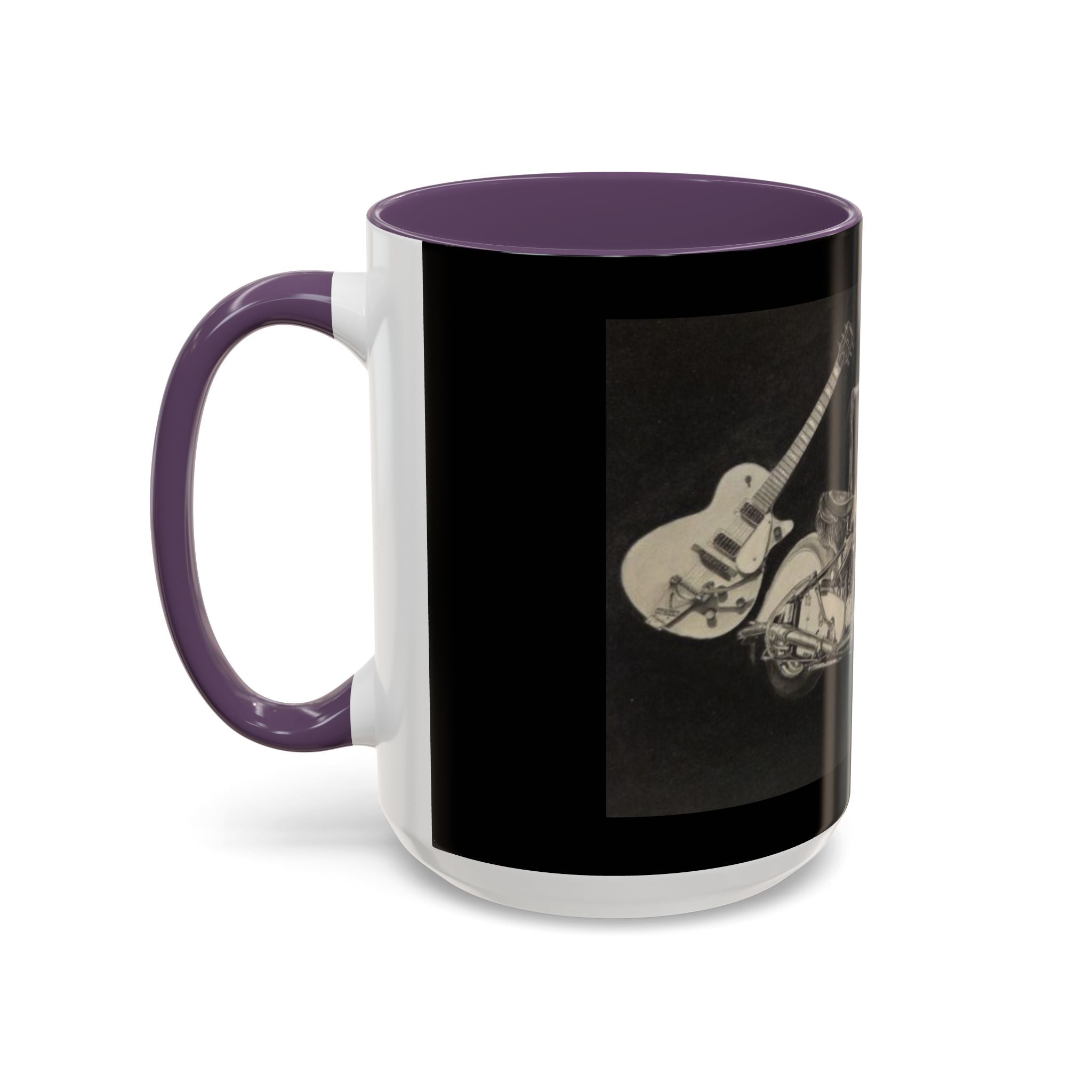 15 Vintage Motorcycle & Guitar Coffee Mug