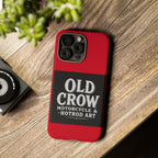Classic Old Crow Garage Typography Cases