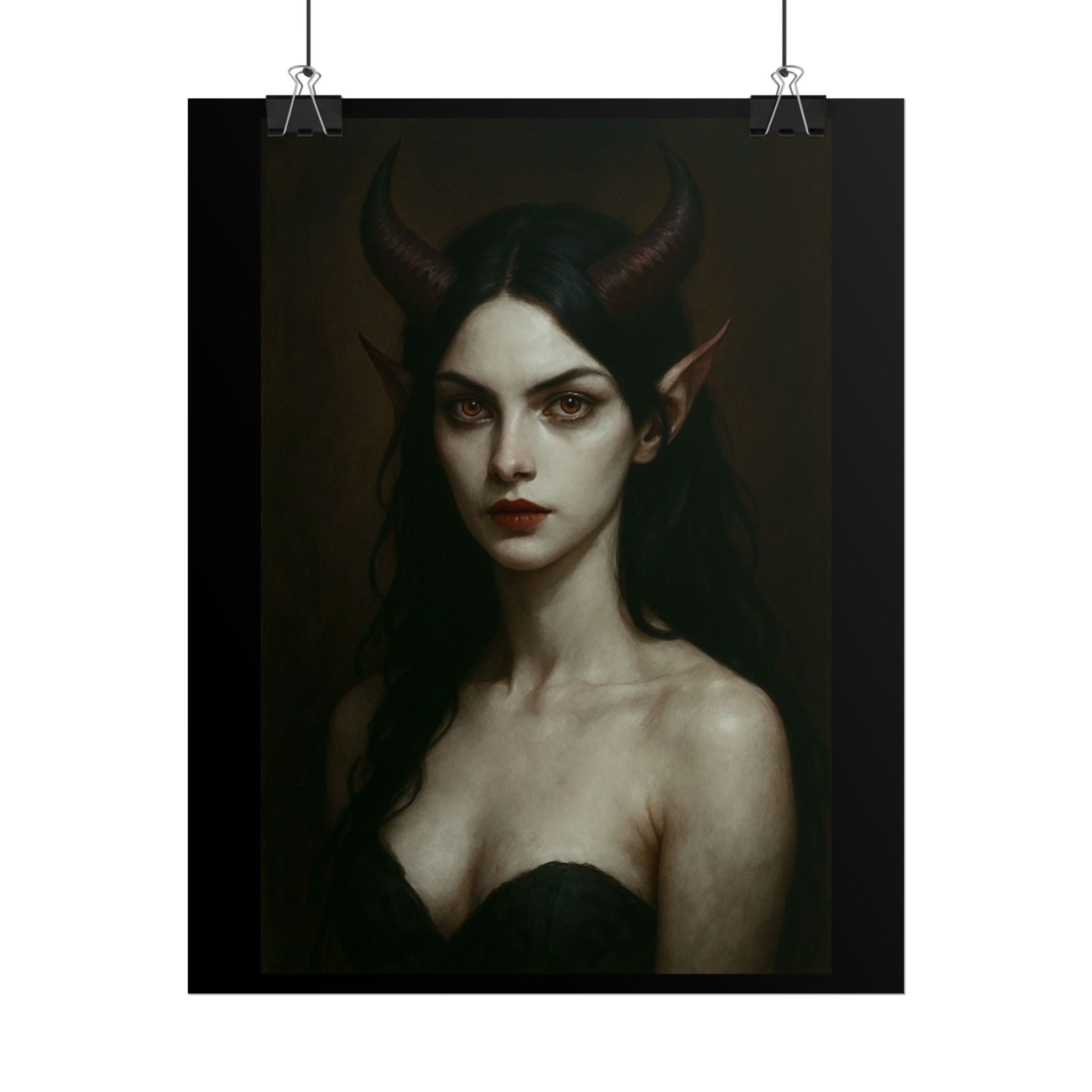 Gothic Art Rolled Posters, Dark Fantasy Wall Decor