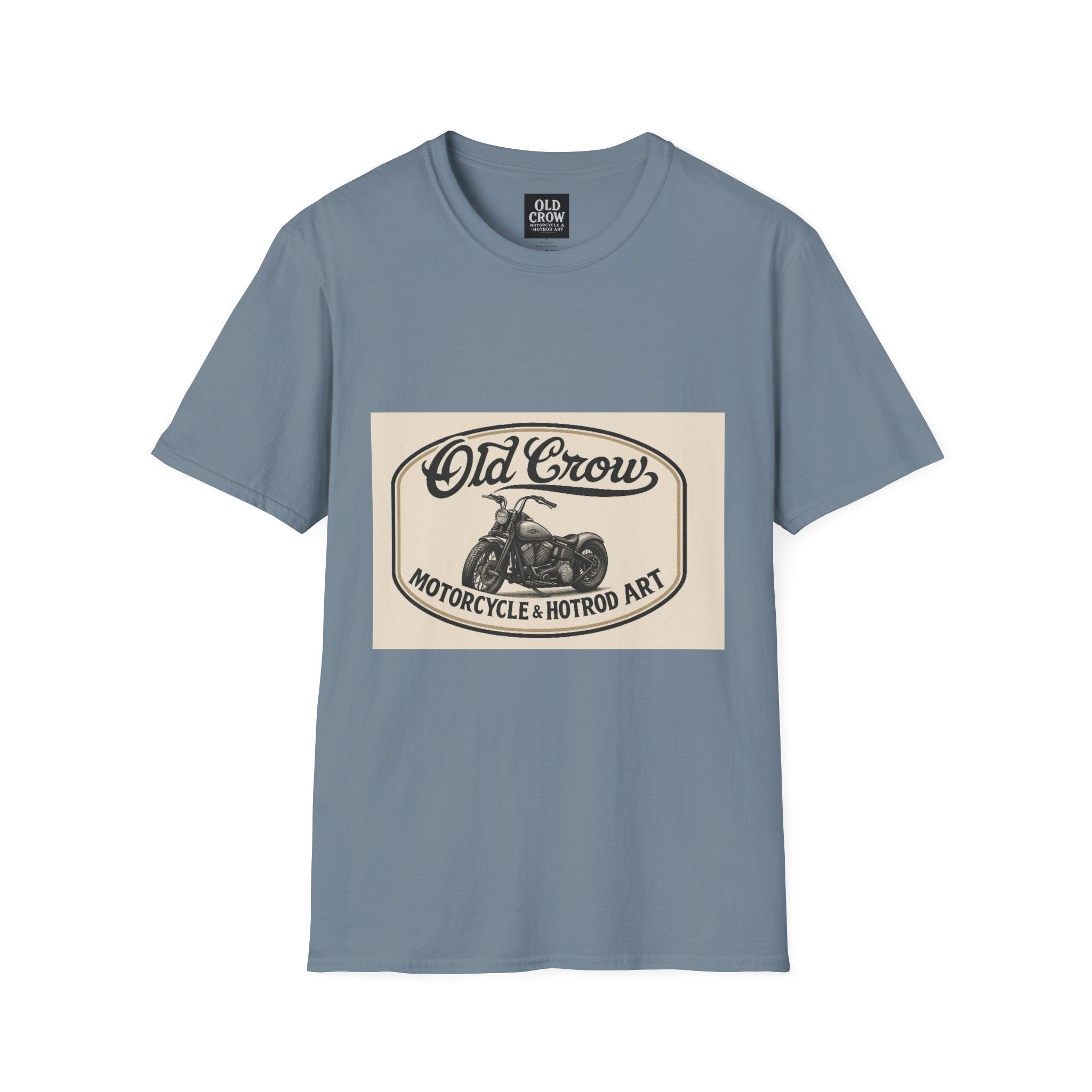 Retro Biker Life Old Crow Shop Sign T-Shirt